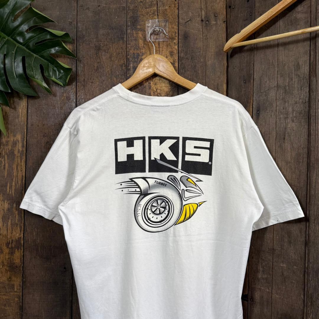 Vintage Vintage Fullscale HKS Drift Turbo Tshirt Size US L / EU 52-54 / 3 - 4 Thumbnail