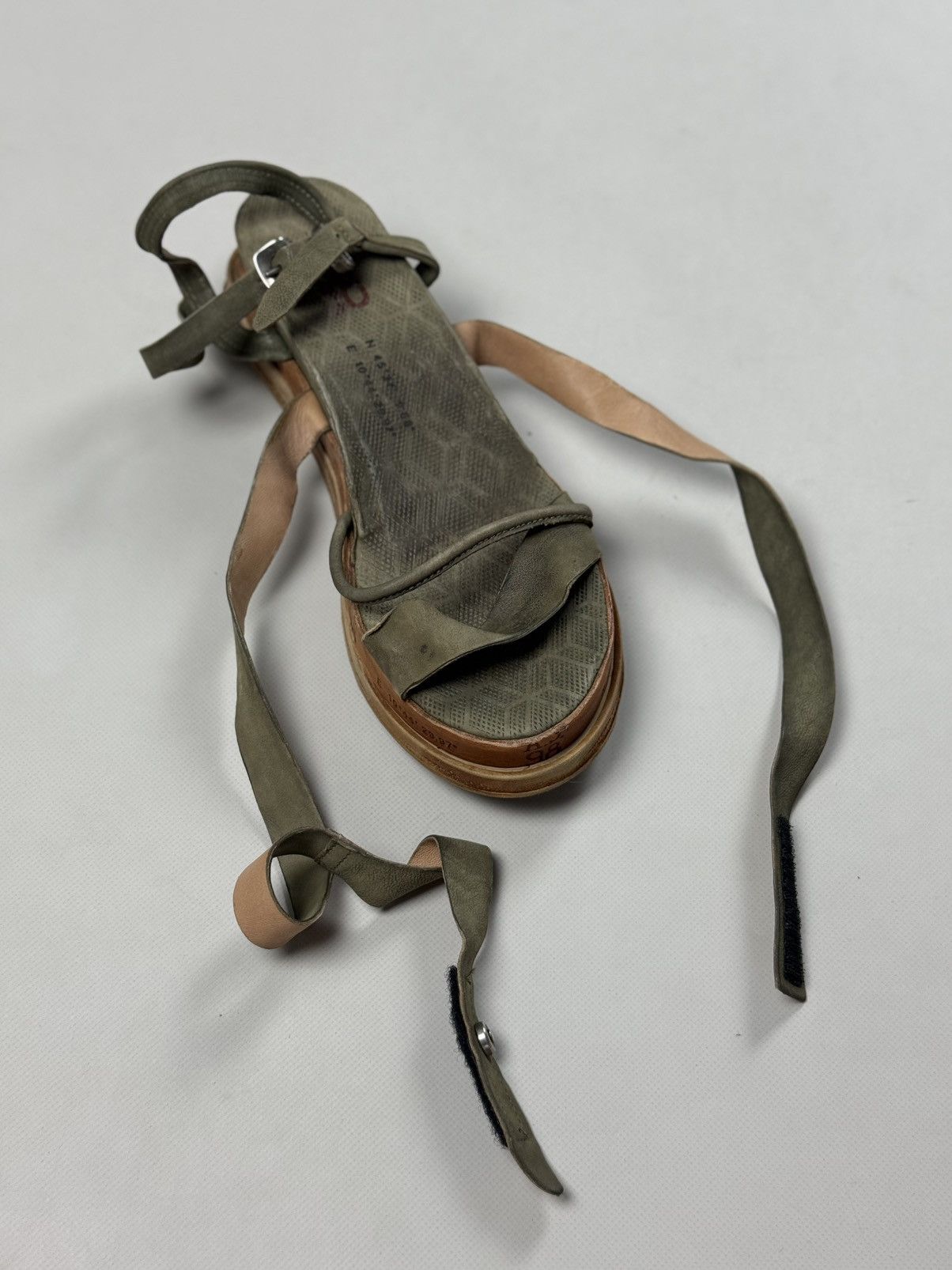 A.S.98 A.S. 98 Airstep Lagos Leather Strappy Platform Sandals Size US 11 / IT 41 - 22 Thumbnail