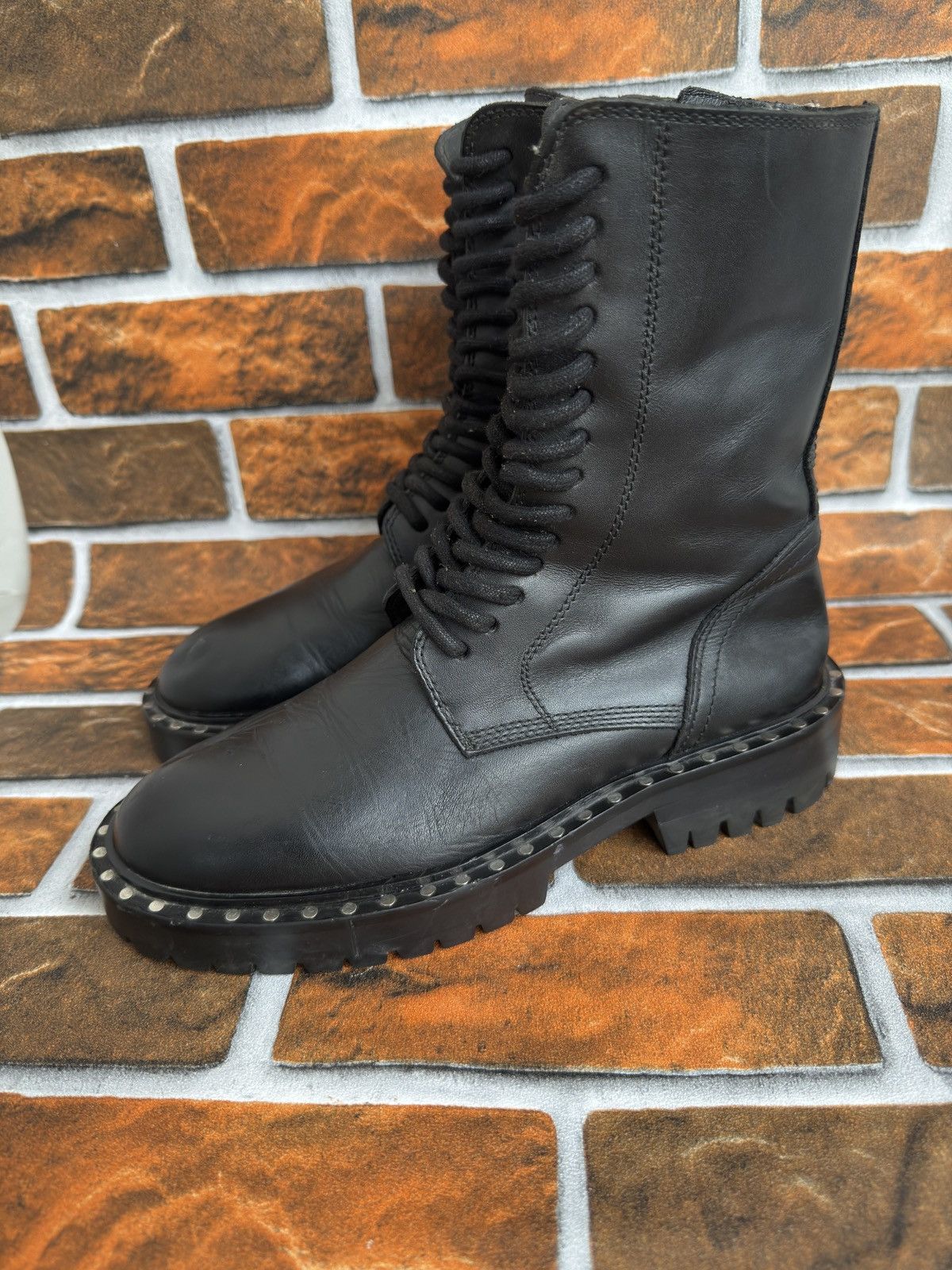 Ann Demeulemeester 😮‍💨♣️stud-detail boots Size US 6 / IT 36 - 2 Thumbnail