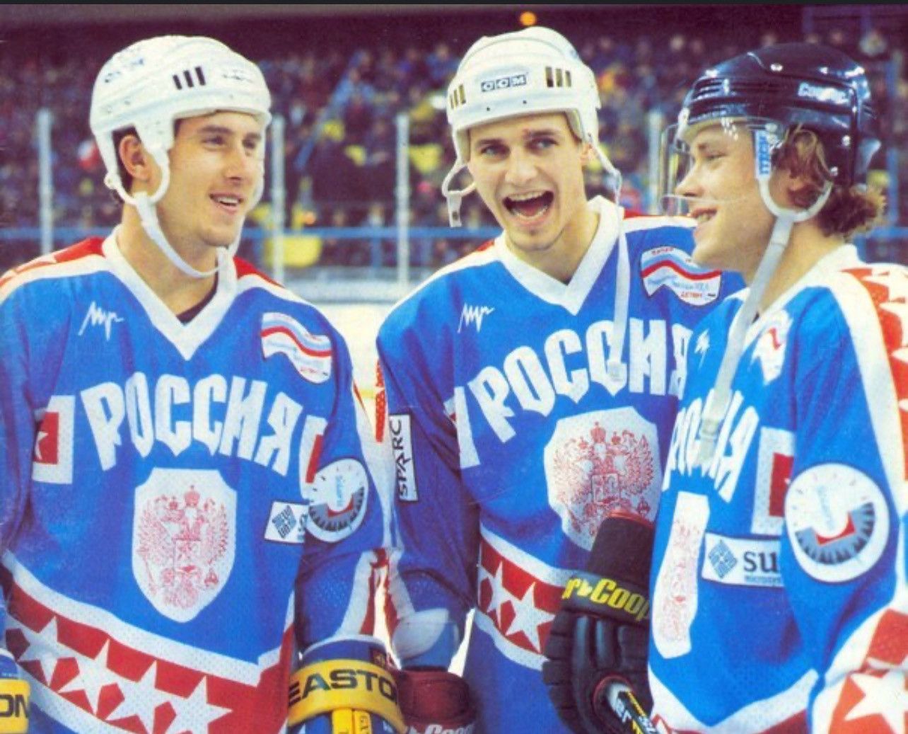 NHL Vintage Russian Hockey jersey Size US XL / EU 56 / 4 - 2 Thumbnail