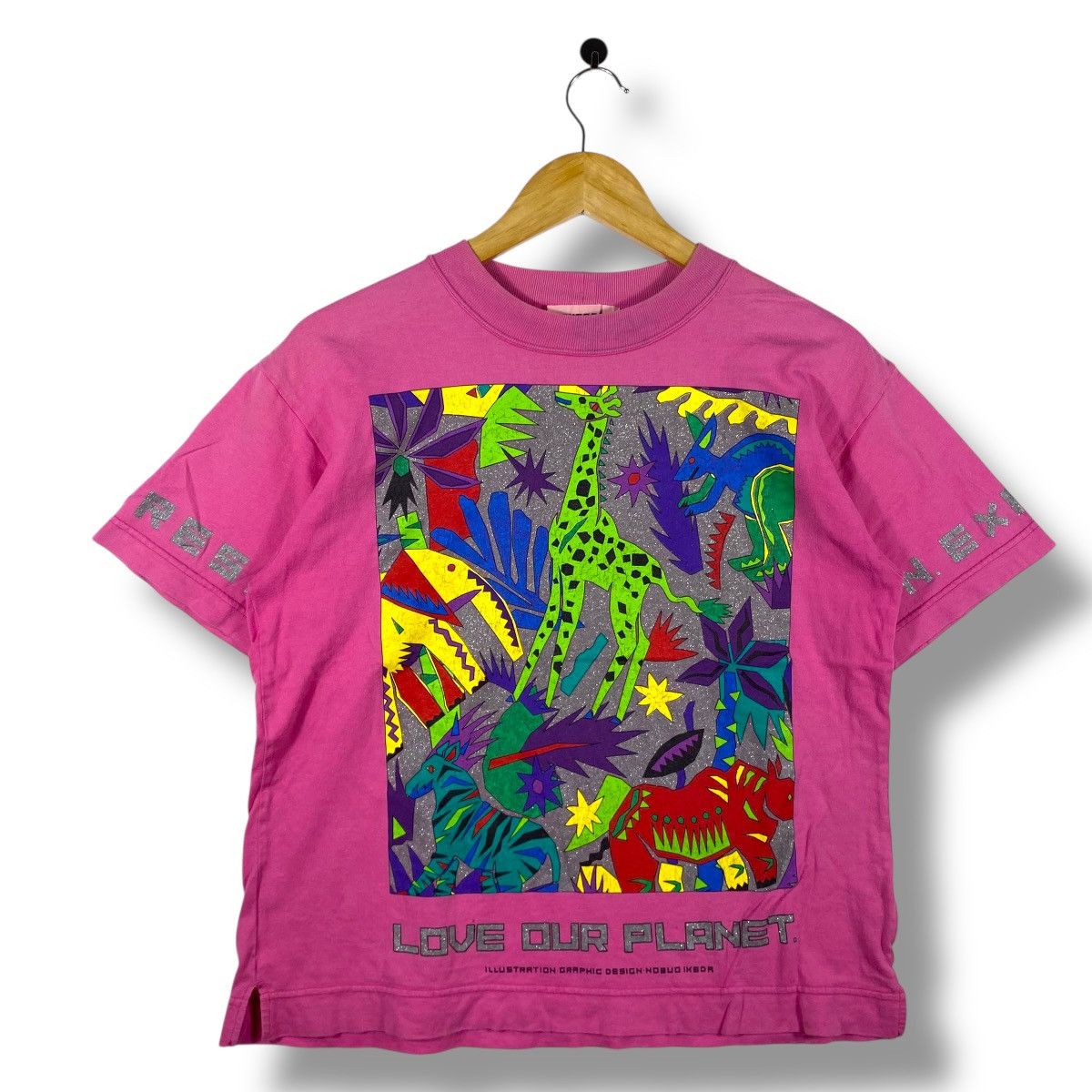 LOVE OUR PLANET Illustration Graphic Design By Nobuo Ikeda