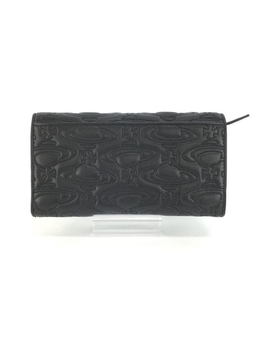 Vivienne Westwood Vivienne Westwood Plain Lthr Long Wallet Black Size ONE SIZE - 2 Thumbnail