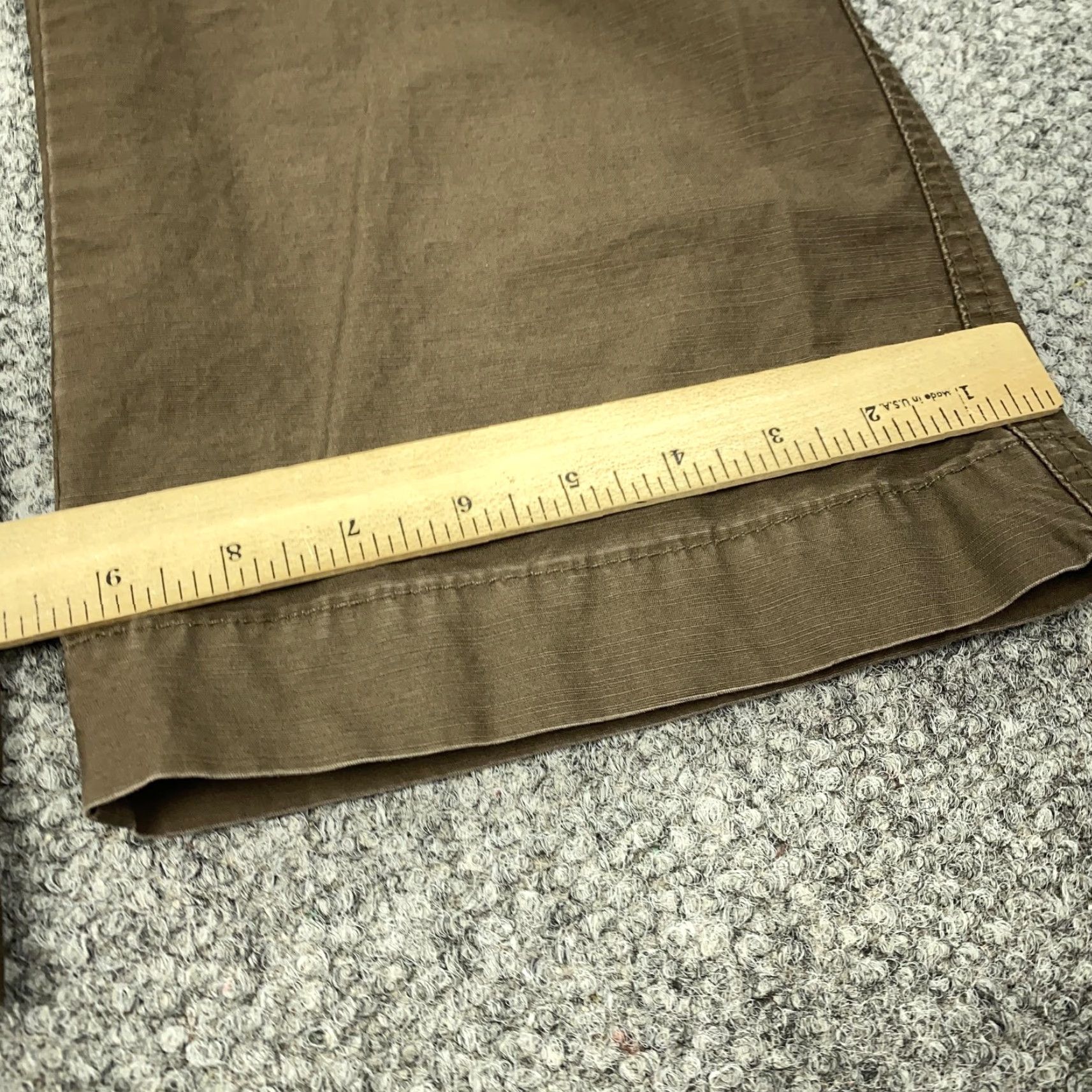 Vintage Cabelas Cargo Pants Womens 10 Brown Cotton Tencel Hiking Outdoor Casual Size 32" / US 10 / IT 46 - 4 Thumbnail