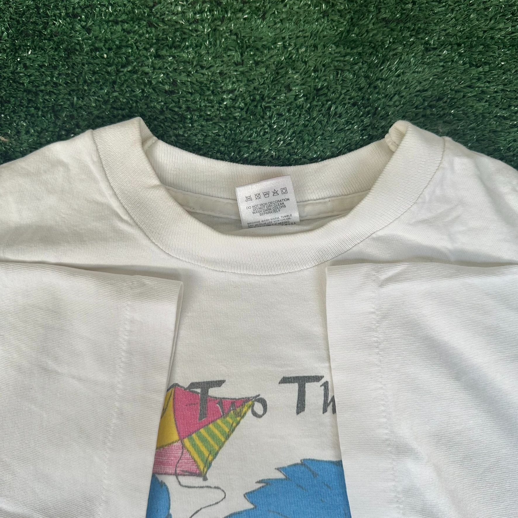Fruit Of The Loom Vintage 90s Dr. Seuss Two Things Environmental T-Shirt Earth Size US XL / EU 56 / 4 - 3 Thumbnail
