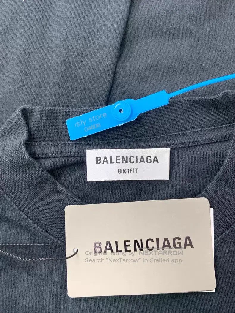 Balenciaga Balenciaga Cartoon Print Round Neck Short Sleeve T-Shirt Size US XS / EU 42 / 0 - 5 Thumbnail