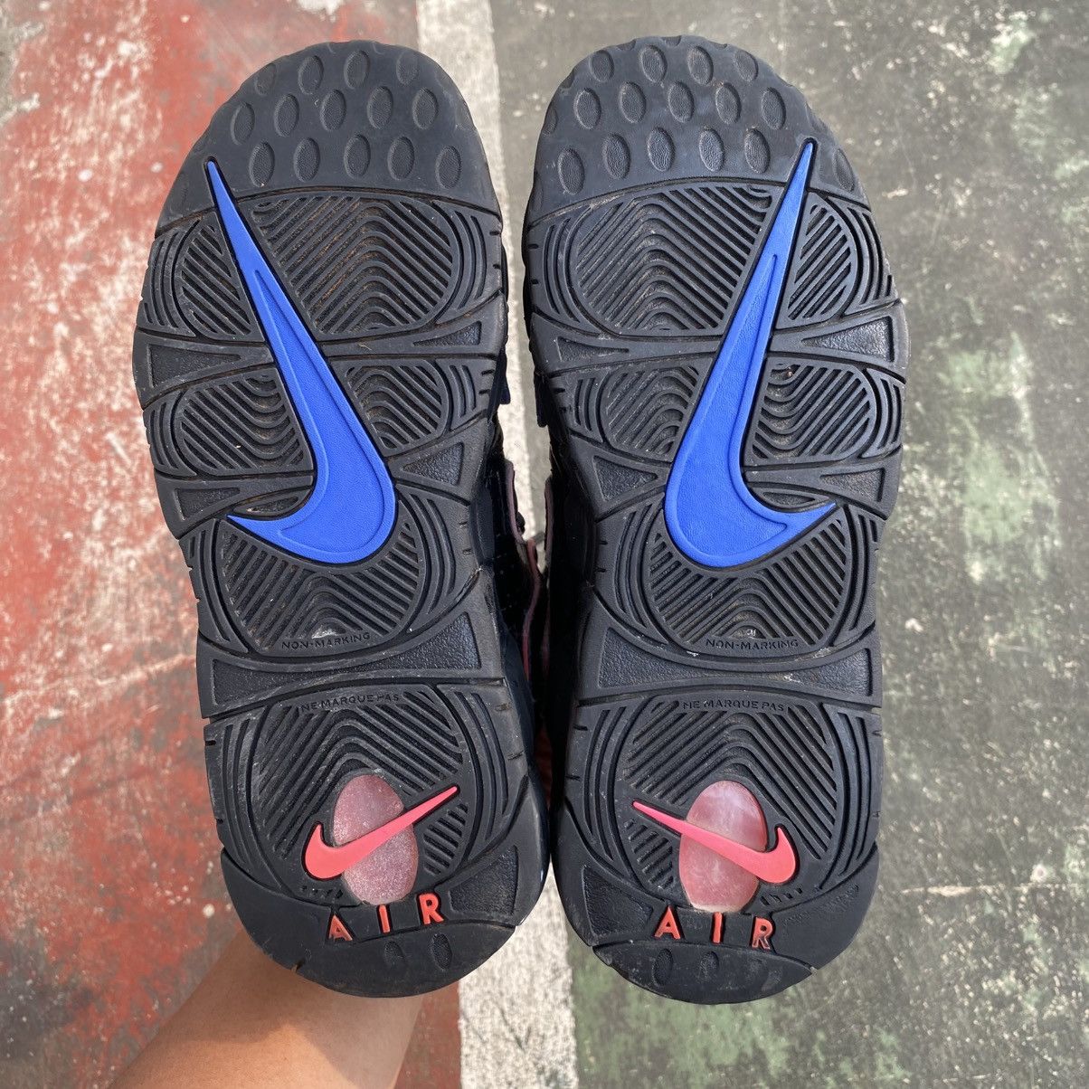 Nike Nike air more uptempo 96 kids electric black bright crimson Size US 6 / IT 36 - 7 Thumbnail