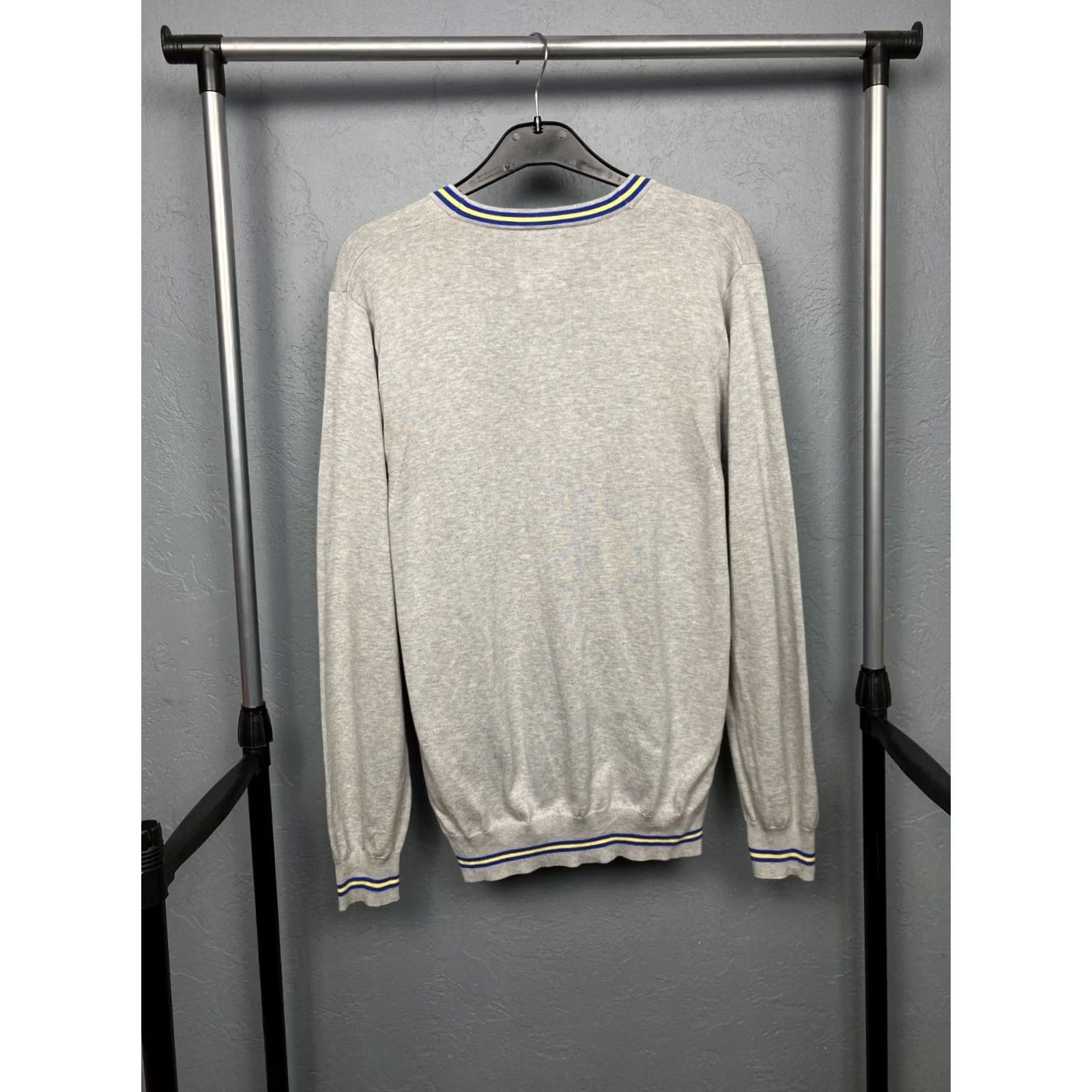 Baracuta VINTAGE Baracuta Mens Cardigan Sweater Baracuta Cardigan Mens M Gray Cotton Logo 90s Womens Mens Size US M / EU 48-50 / 2 - 7 Thumbnail