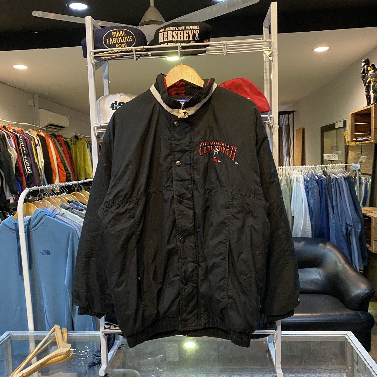 MLB × Starter × Vintage Vintage 90s Starter MLB Cincinnati Reds Starter Jacket Size US L / EU 52-54 / 3 - 2 Thumbnail
