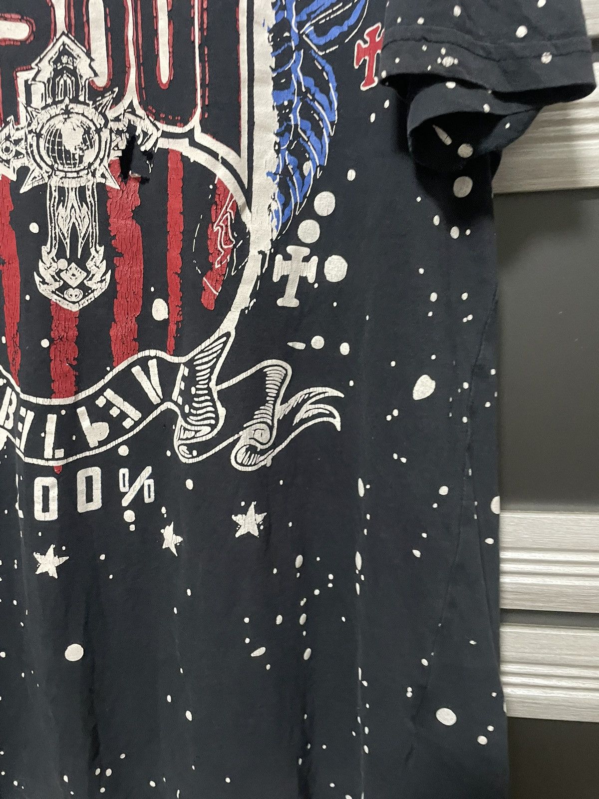 Tapout × Vintage Distressed Tapout Underdogs Tee All Over Print Y2K T Shirt Size US M / EU 48-50 / 2 - 11 Thumbnail