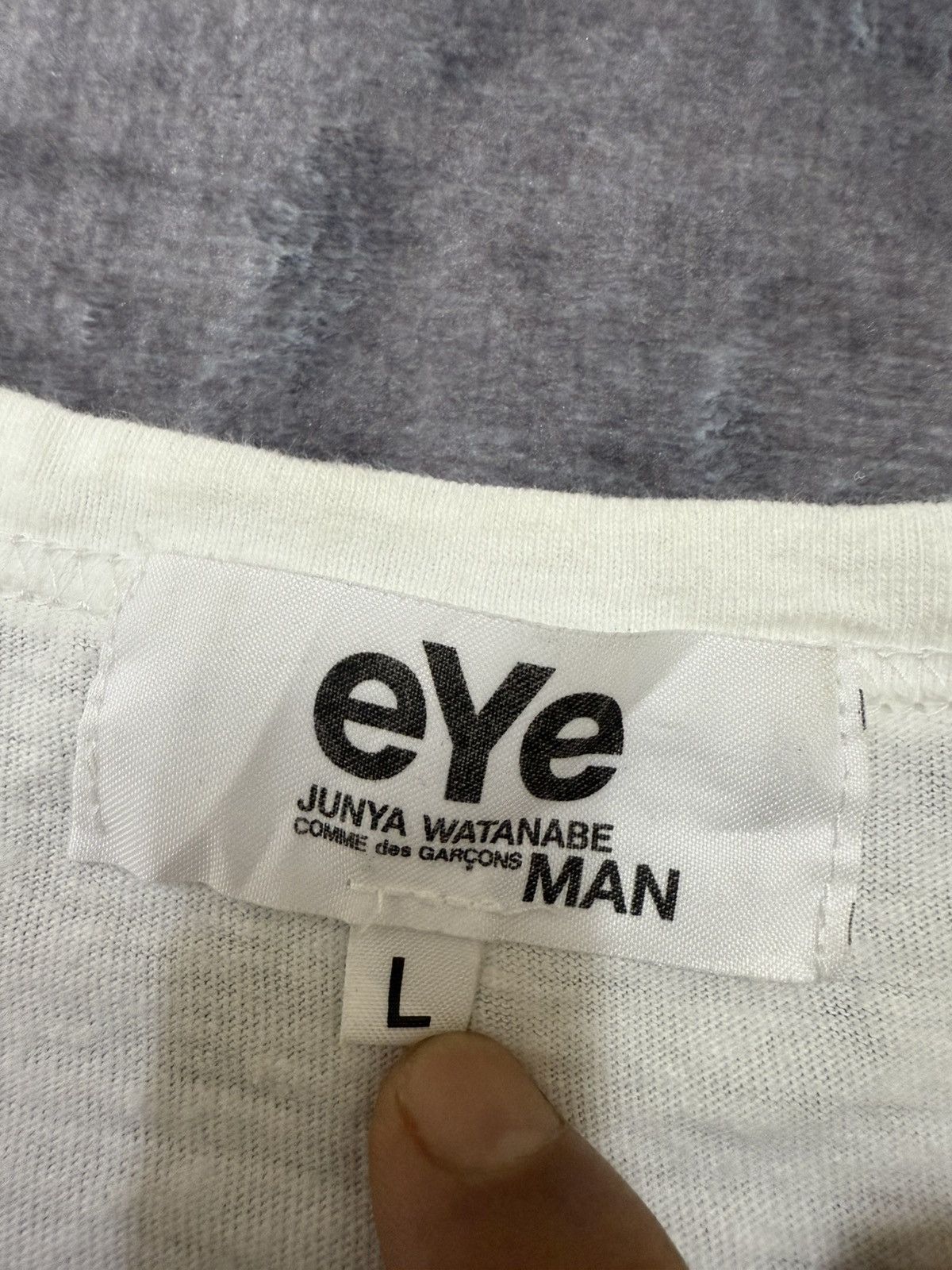 Comme des Garcons EYE JUNYA WATANABE COMME DES GARCONS MAN TSHIRT Size US L / EU 52-54 / 3 - 6 Thumbnail