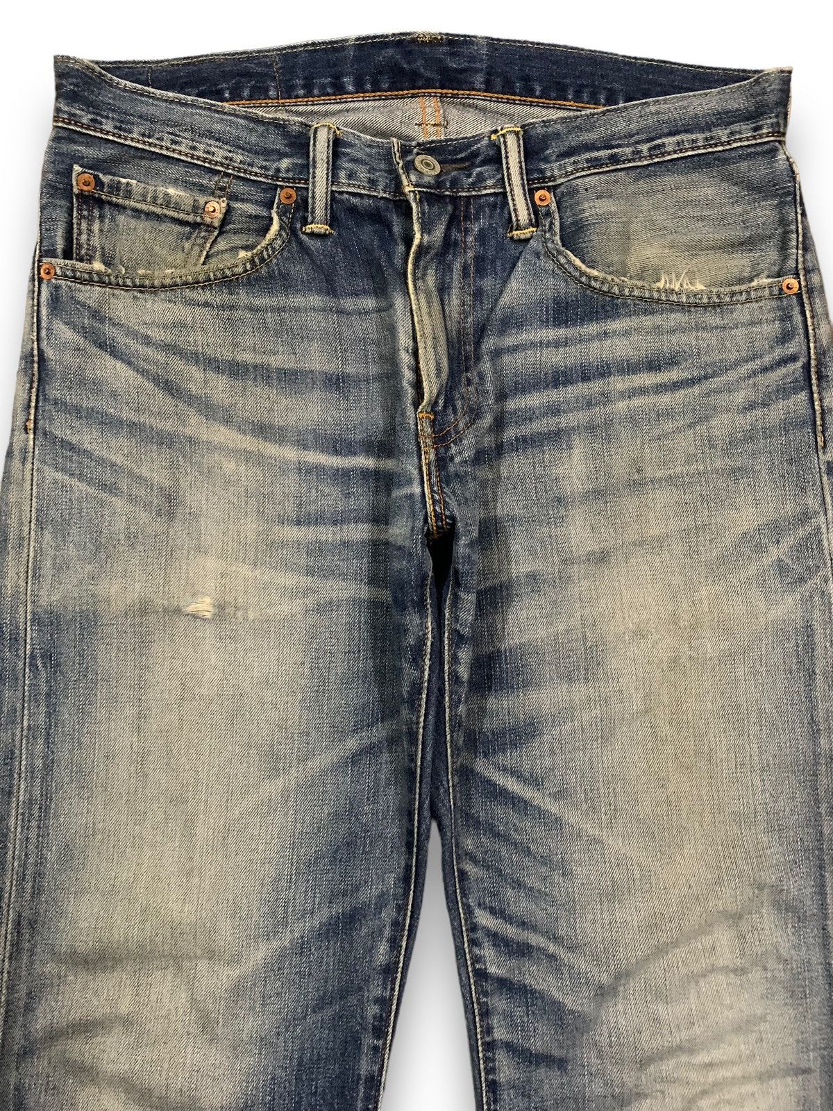 Levi's Vintage Clothing Vintage Y2K Levis 502 Blue Washed Loose Straight Jeans 32x29 Size US 32 / EU 48 - 3 Thumbnail
