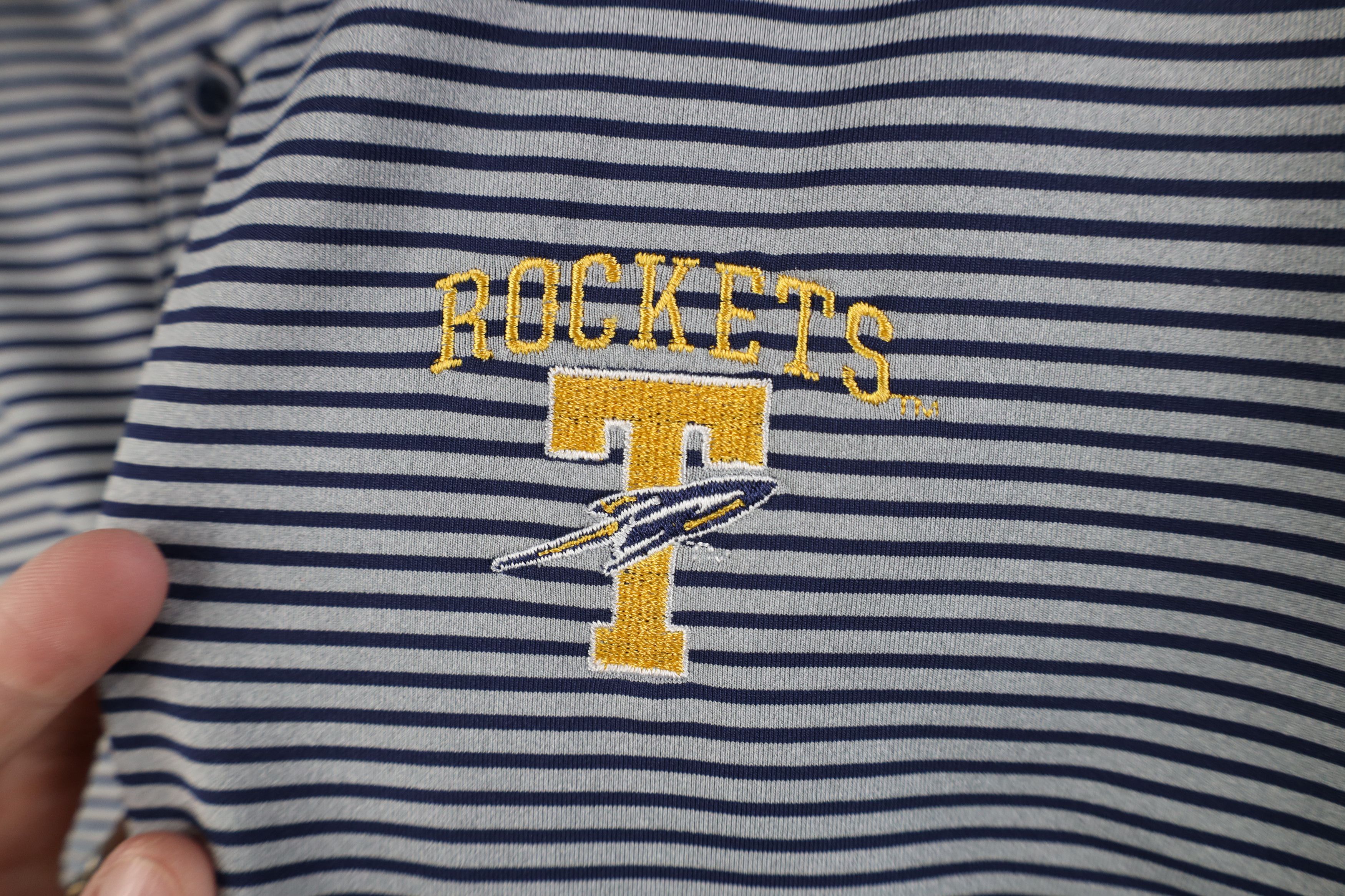 Under Armour Under Armour University of Toledo Football Polo Shirt Stripe Size US XL / EU 56 / 4 - 5 Thumbnail