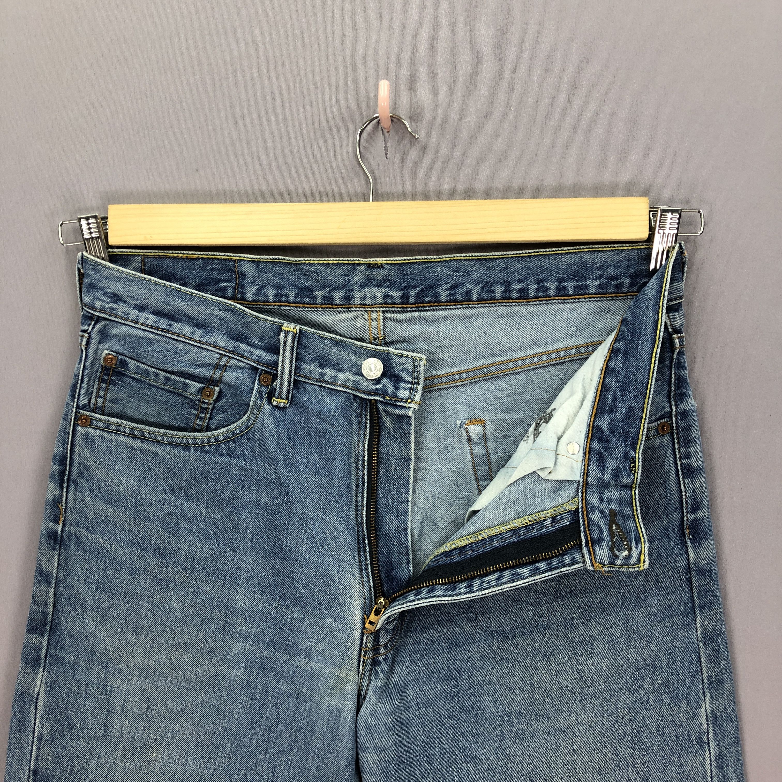 Levi's Vintage Levis Faded Jeans Baggy Levi's 550 Light Wash Denim Size US 34 / EU 50 - 5 Thumbnail