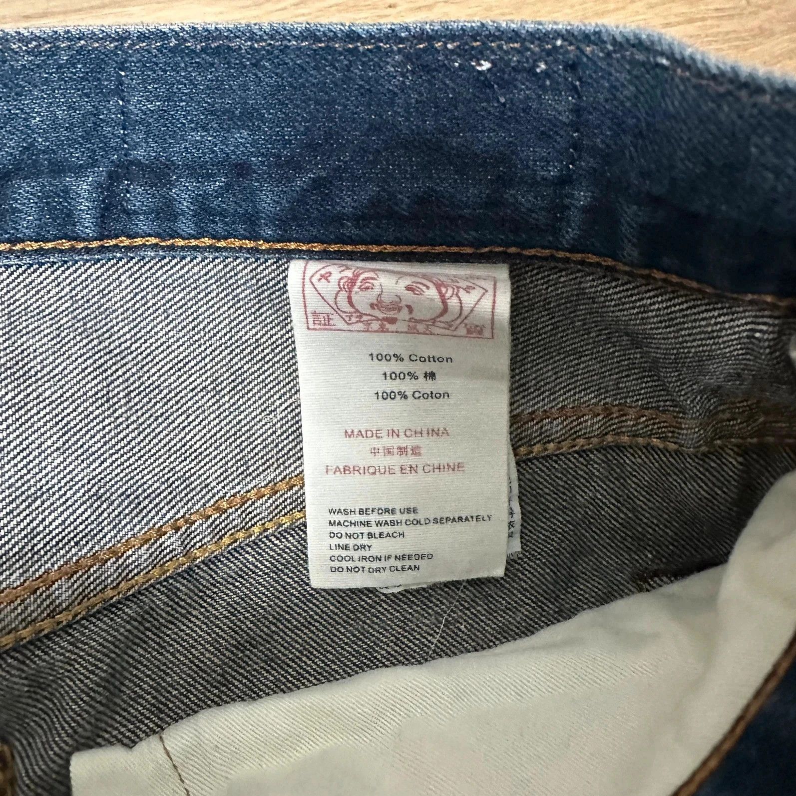 Evisu Jeans Evisu x Clot Seagull Embroidery vintage Size US 31 - 8 Thumbnail