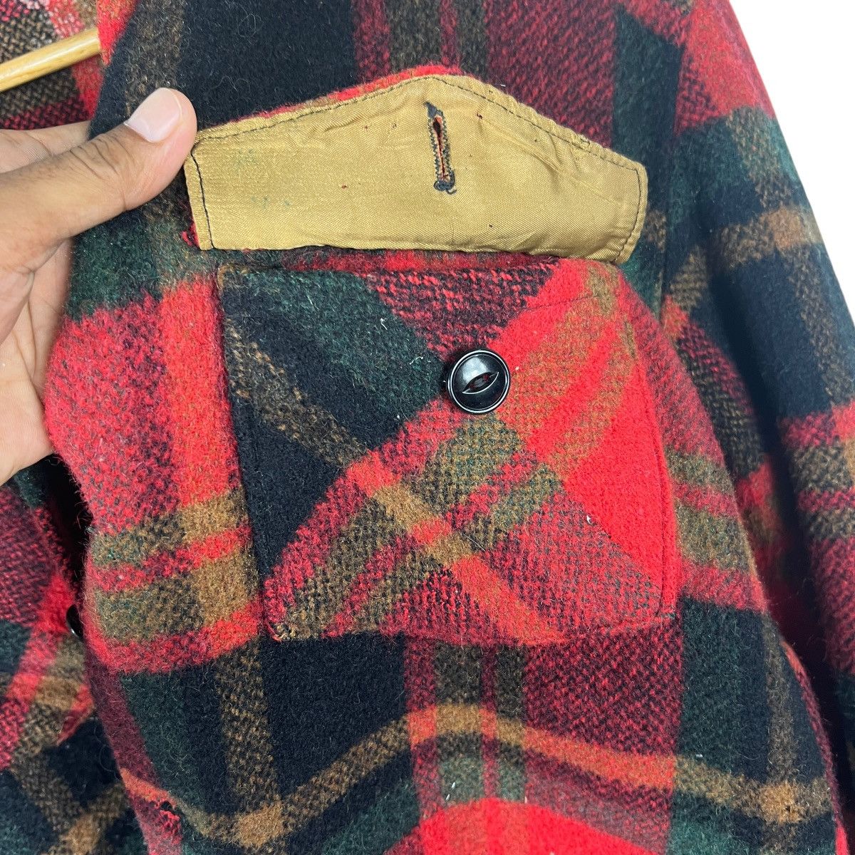 Vintage 50s Vintage wool plaid cpo shirt Jacket Size US M / EU 48-50 / 2 - 13 Thumbnail