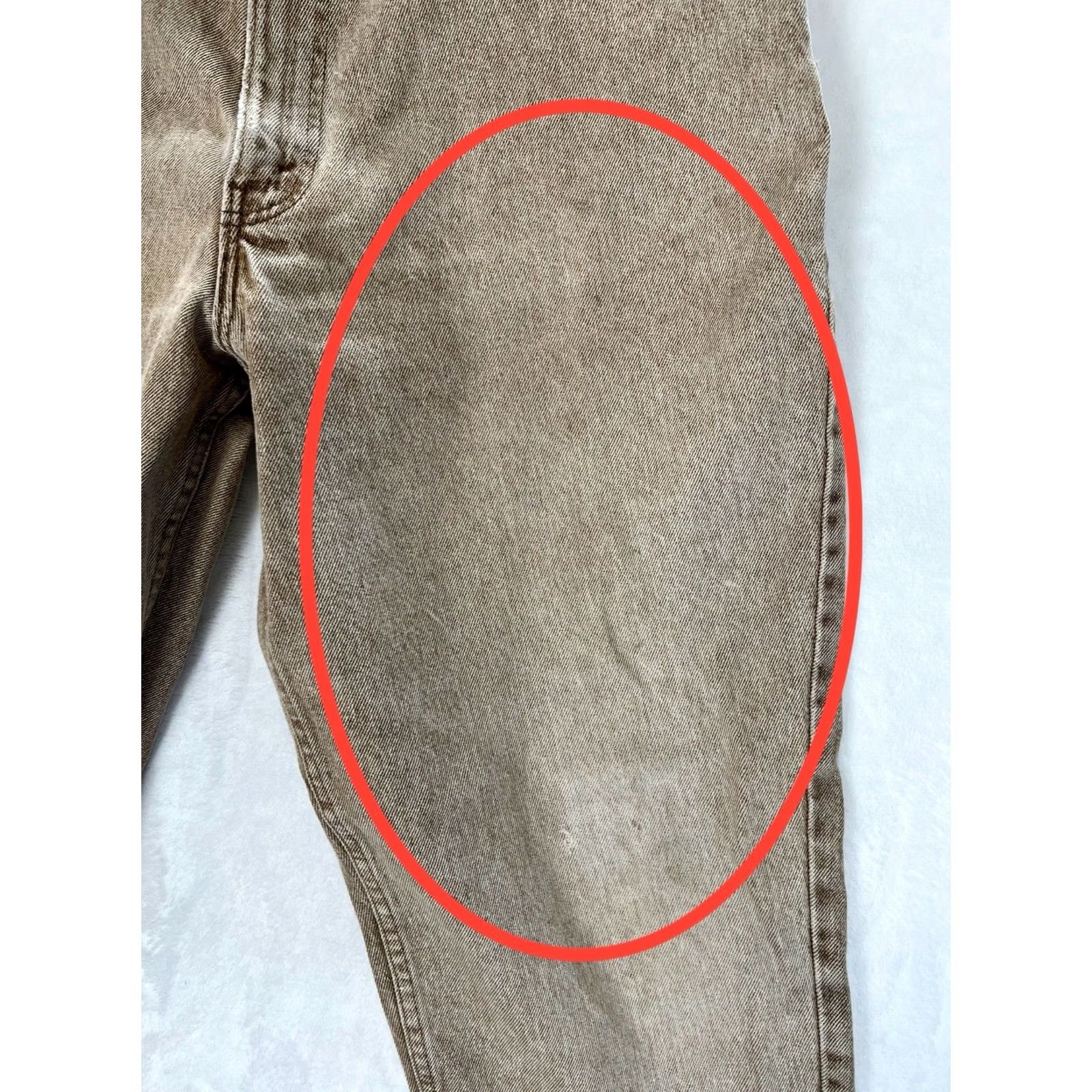 Levi's VINTAGE Levi’s 545 Jeans Baggy Tapered 36x32 Brown 90s Men Size US 36 / EU 52 - 4 Thumbnail