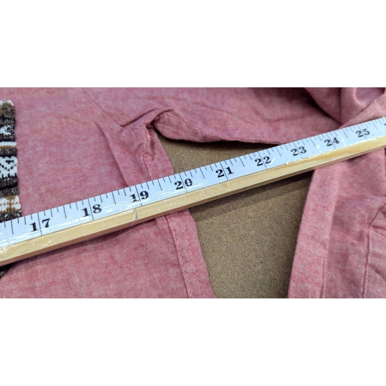 Vintage Corisco Japan Mens Button Down Shirt M Pink Plain Cotton front Pocket Shirt Mens M Pink Cotton Button-Up Front Pocket Size US M / EU 48-50 / 2 - 6 Thumbnail