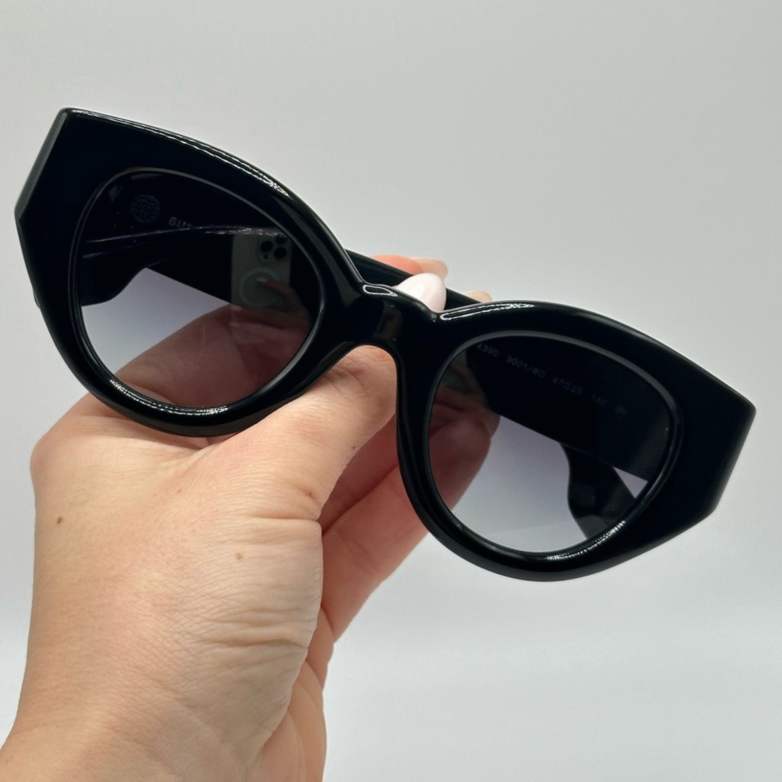 Burberry NEW BURBERRY BE4390 30018G Black/Grey Gradient Sunglasses Size ONE SIZE - 10 Thumbnail