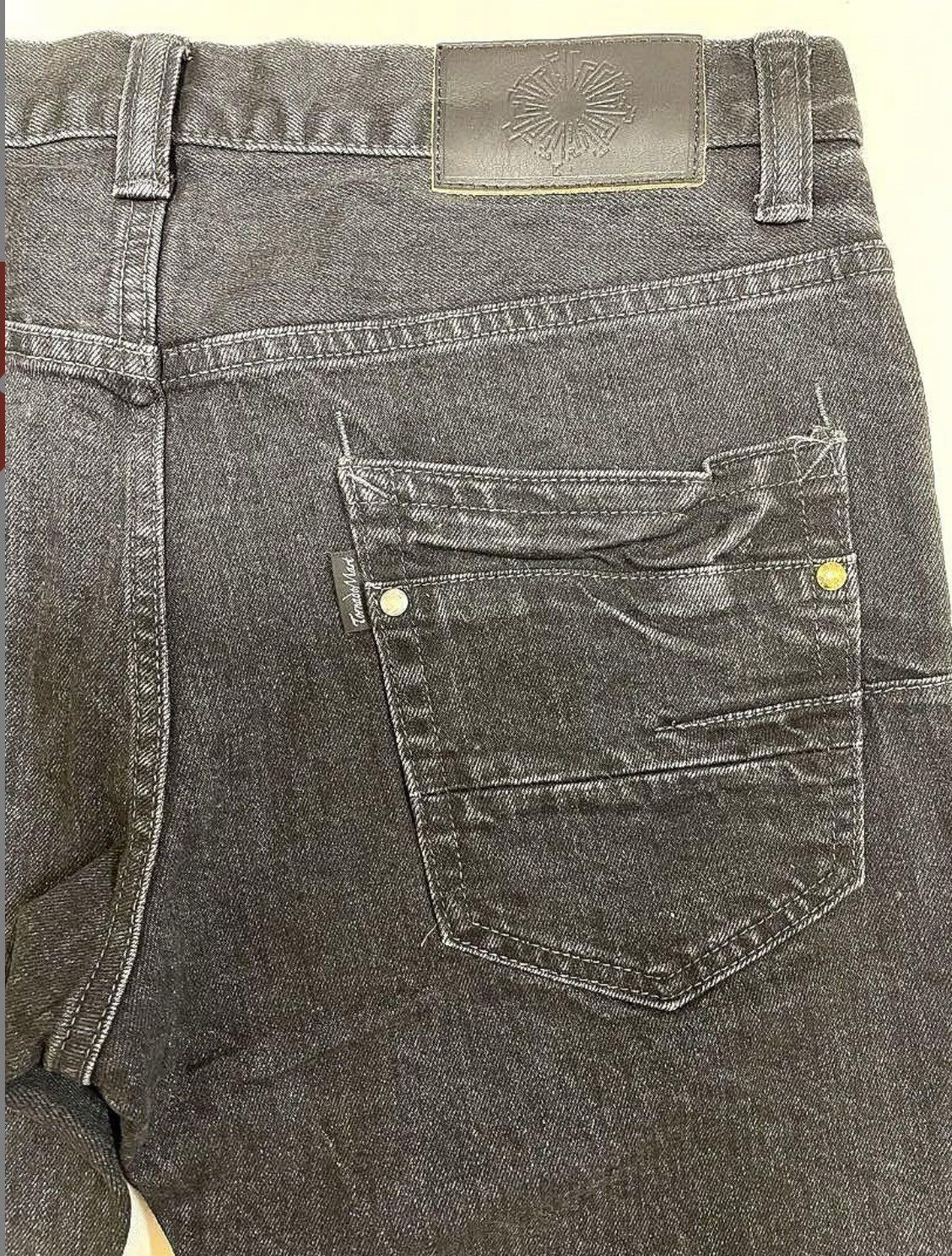 If Six Was Nine × Japanese Brand × Tornado Mart 00s Tornado Mart waxed bootcut jeans Size US 32 / EU 48 - 6 Thumbnail