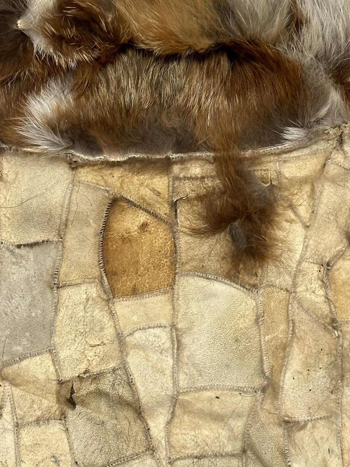 Dior CHRISTIAN DIOR Fall Winter 2001 Patchwork Leather Fur Vest Size ONE SIZE - 6 Thumbnail