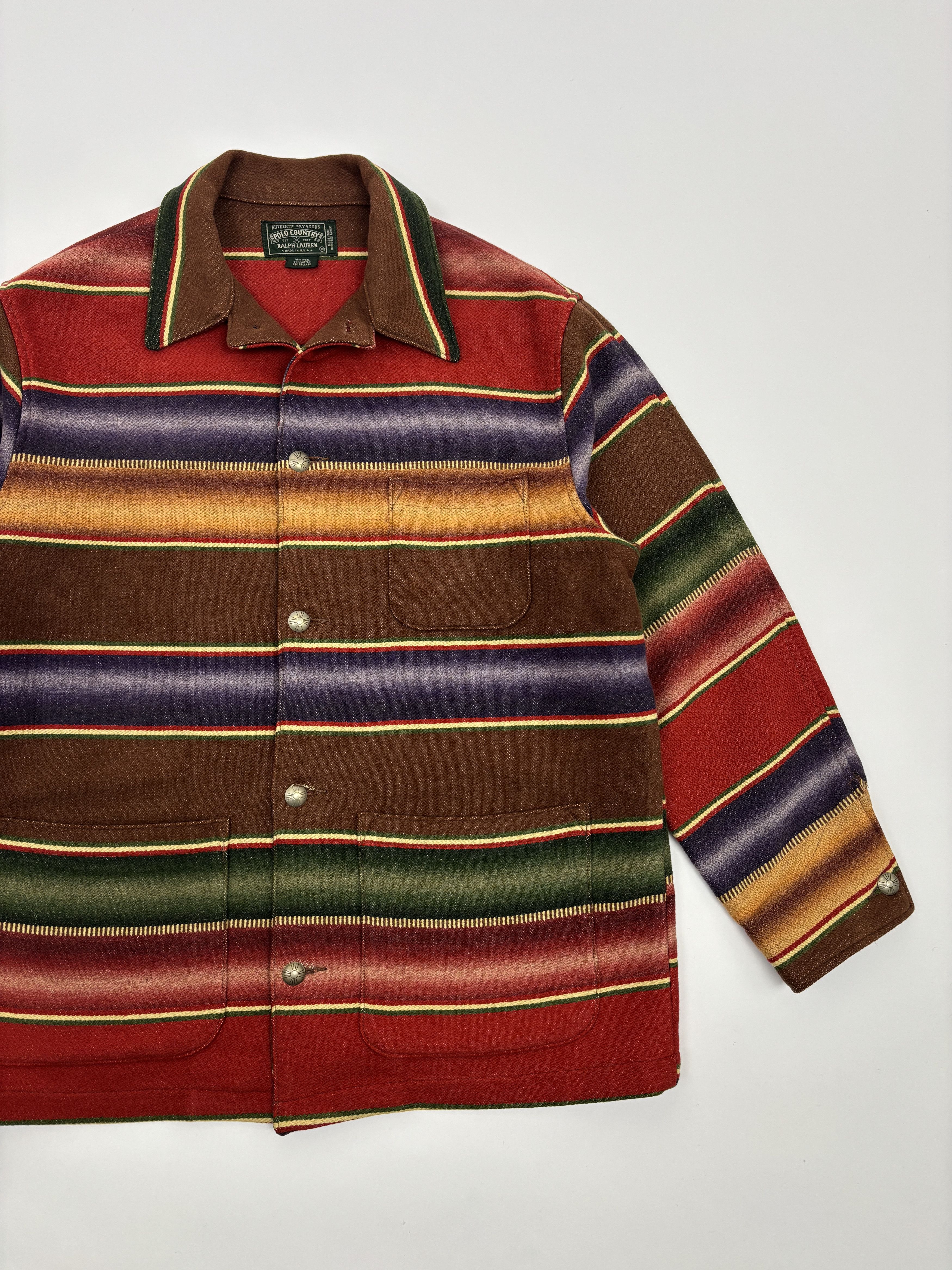Ralph Lauren Ralph Lauren Polo Country Serape Jacket Made in USA Size US M / EU 48-50 / 2 - 2 Thumbnail