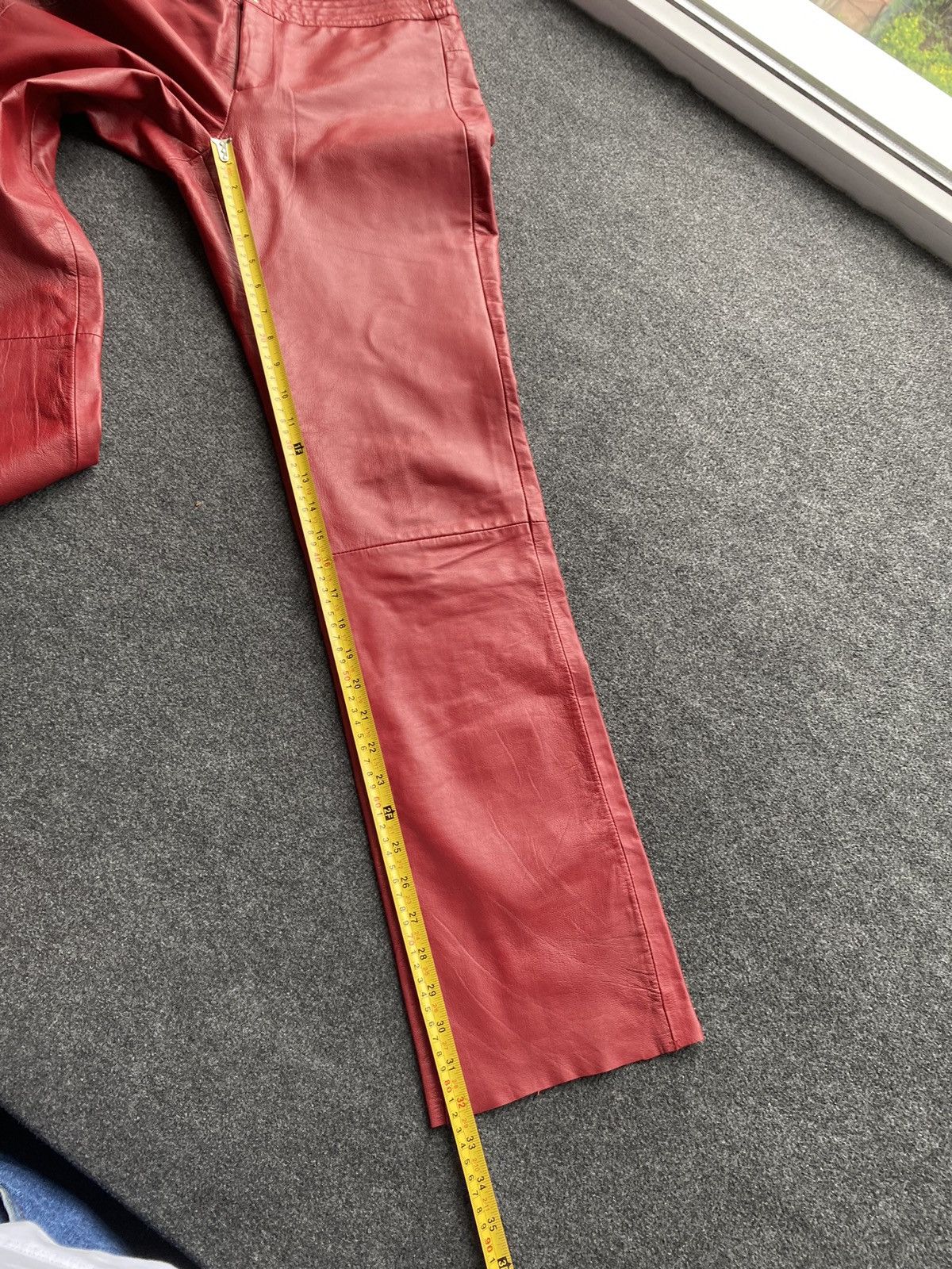 Other 🔥Opium Punk Gothic Red Leather Pants Women Alt goth emo y2k Size 28" / US 6 / IT 42 - 10 Thumbnail