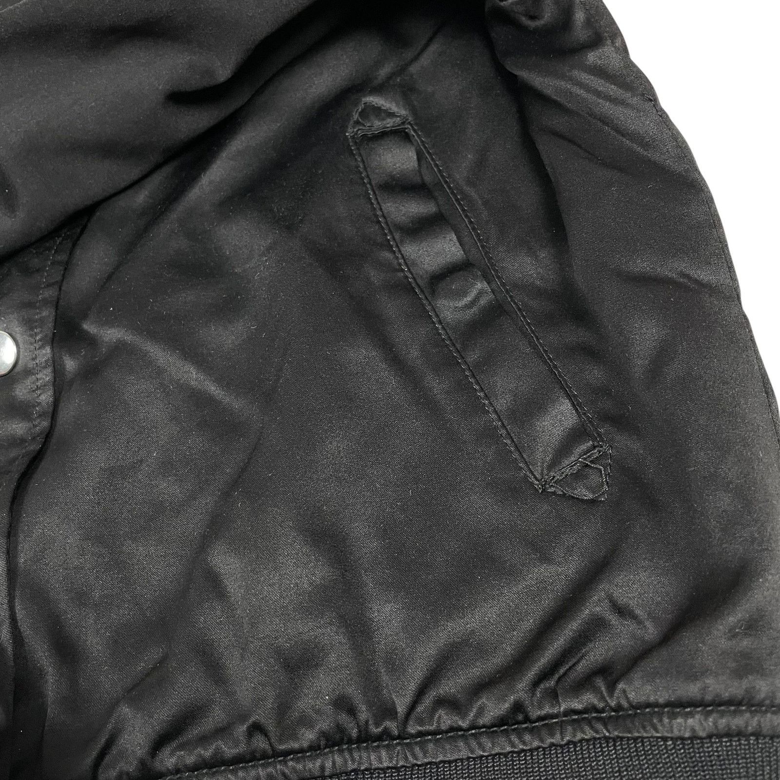 The Rolling Stones Rolling Stones Women's Black Snap Button Bomber Jacket 16 Size XXL / US 16-18 / IT 52-54 - 4 Thumbnail