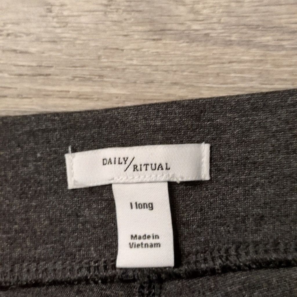 Other Daily/Ritual Gray Pull Pants Size Large Long Size 34" / US 12 / IT 48 - 2 Thumbnail