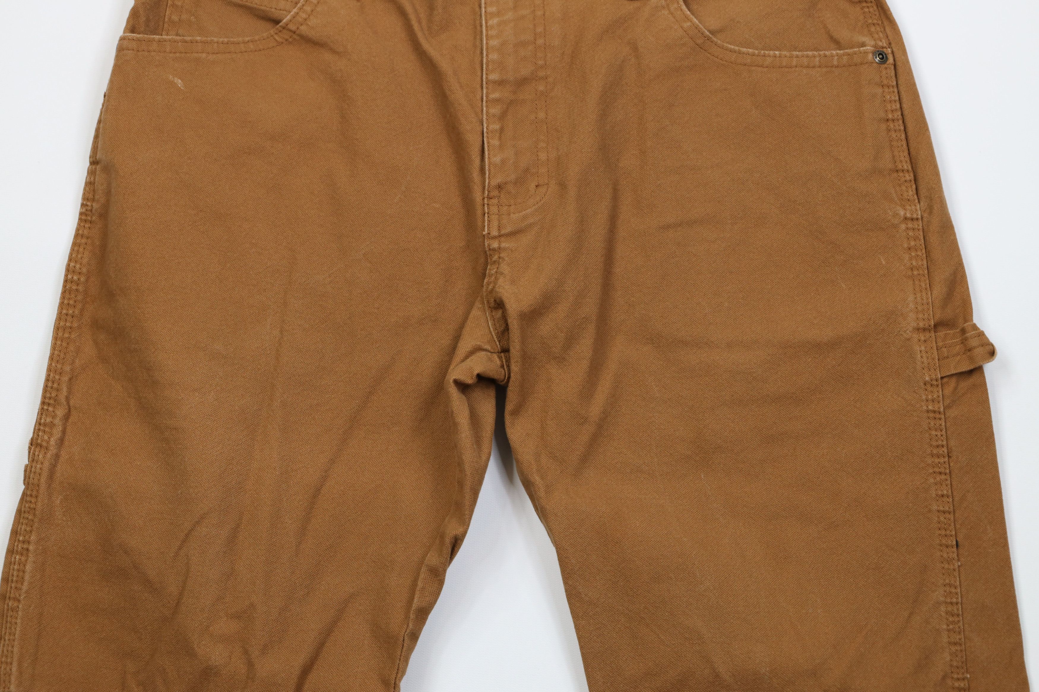 Dickies Vintage Y2K Dickies Wide Leg Dungaree Pants Duck Brown Size US 32 / EU 48 - 3 Thumbnail