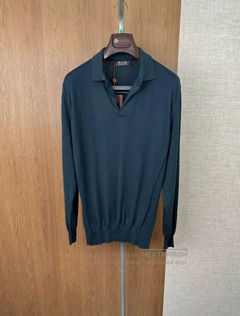 Loro Piana Loro Piana Knit Polo Shirt. Size US L / EU 52-54 / 3 - 1 Thumbnail