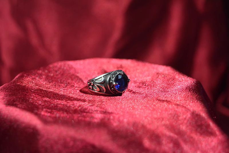 Jewelry Punk Jewelry Rings Open Size Chrome Ring (Size 7-13) Size ONE SIZE - 6 Thumbnail