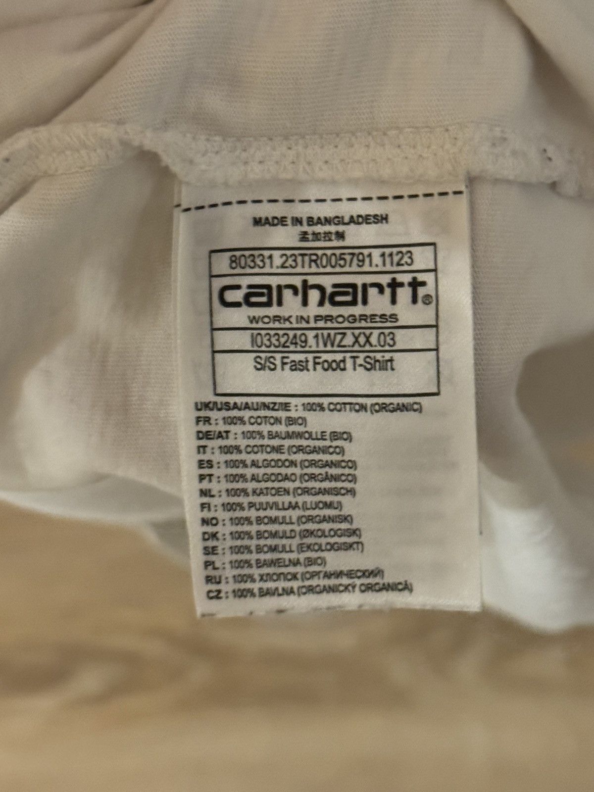 Carhartt Carhartt Fast Food T-Shirt Size US M / EU 48-50 / 2 - 4 Thumbnail