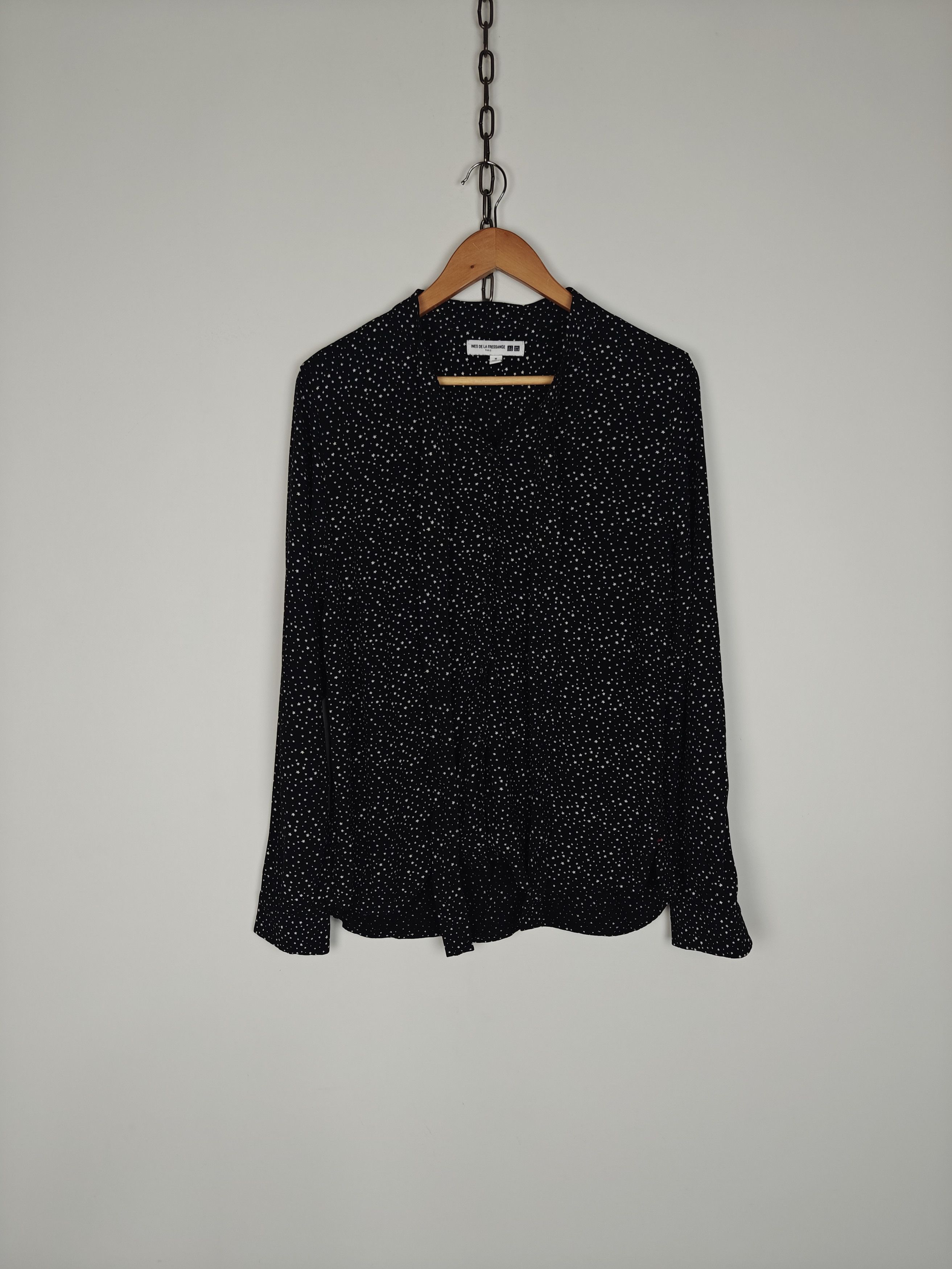 Uniqlo Uniqlo x Ines De La Fressange Button Shirt Star Monogram M Size M / US 6-8 / IT 42-44 - 1 Thumbnail