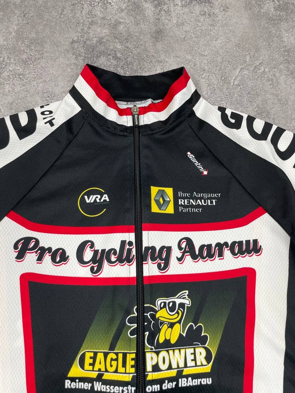 Other Santini Pro Cycling Aarau Men Cycling Jersey Full Zip Black Size US L / EU 52-54 / 3 - 2 Thumbnail