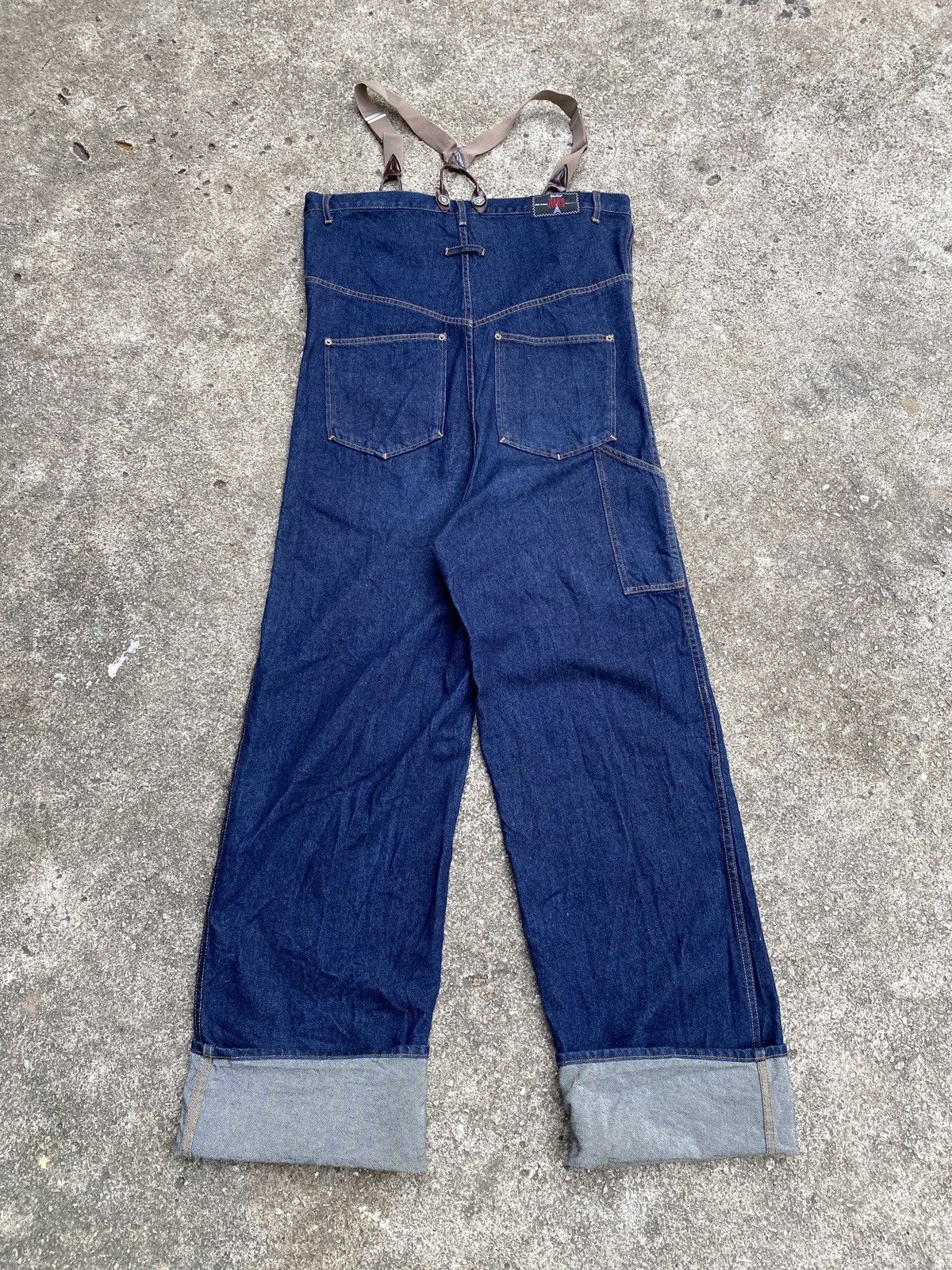 Gaultier Homme Objet S/S 1993 Jean Paul Gaultier High Rise Jumpsuit Denim Size US 34 / EU 50 - 5 Thumbnail