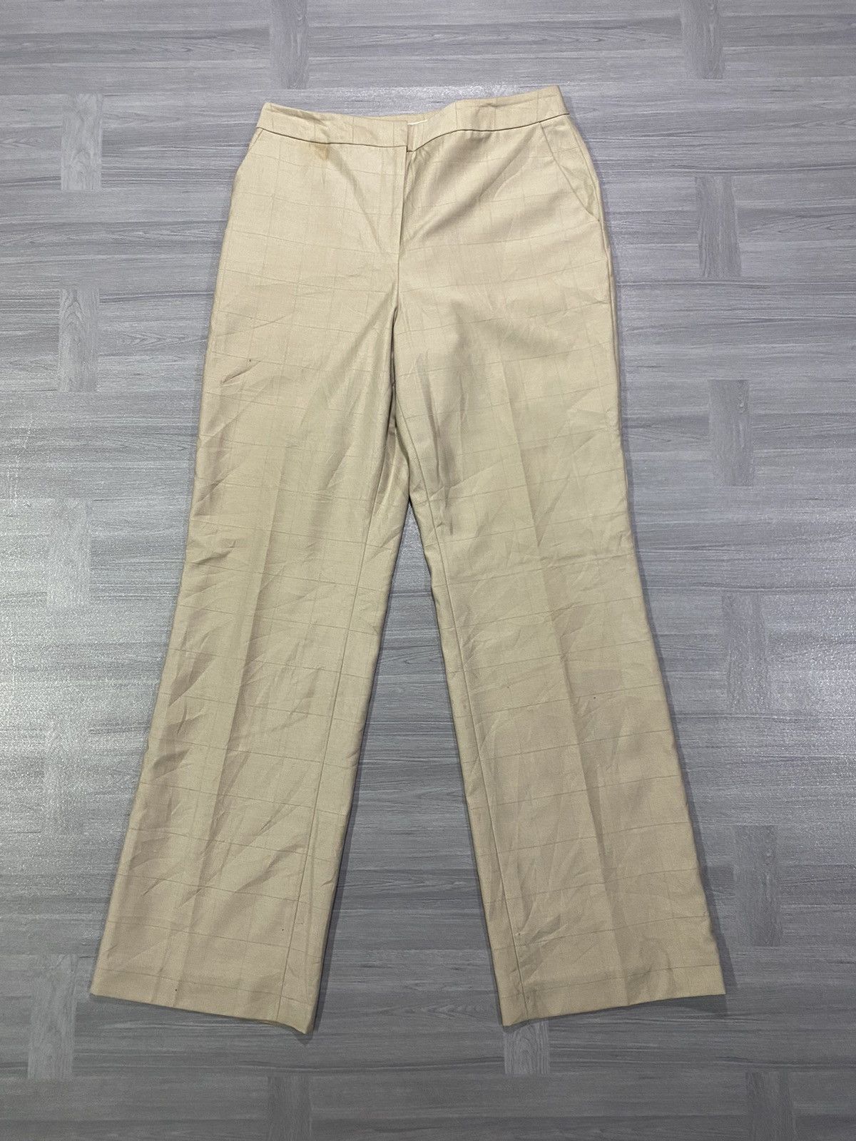 Designer Vintage Calvin Klein Straight Cut Casual Pants Size US 31 - 1 Thumbnail