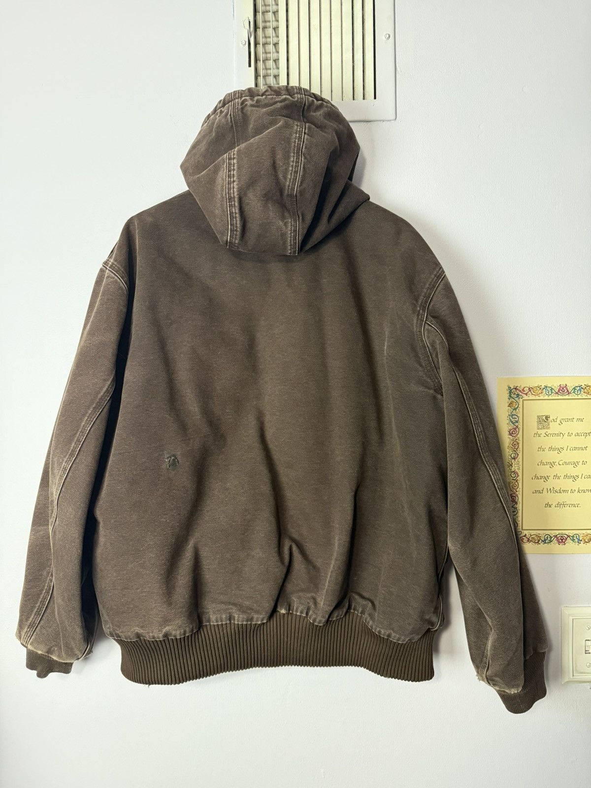 Carhartt Vintage Carhartt Distressed Dark Brown Jacket Sun Faded Size US XL / EU 56 / 4 - 2 Thumbnail