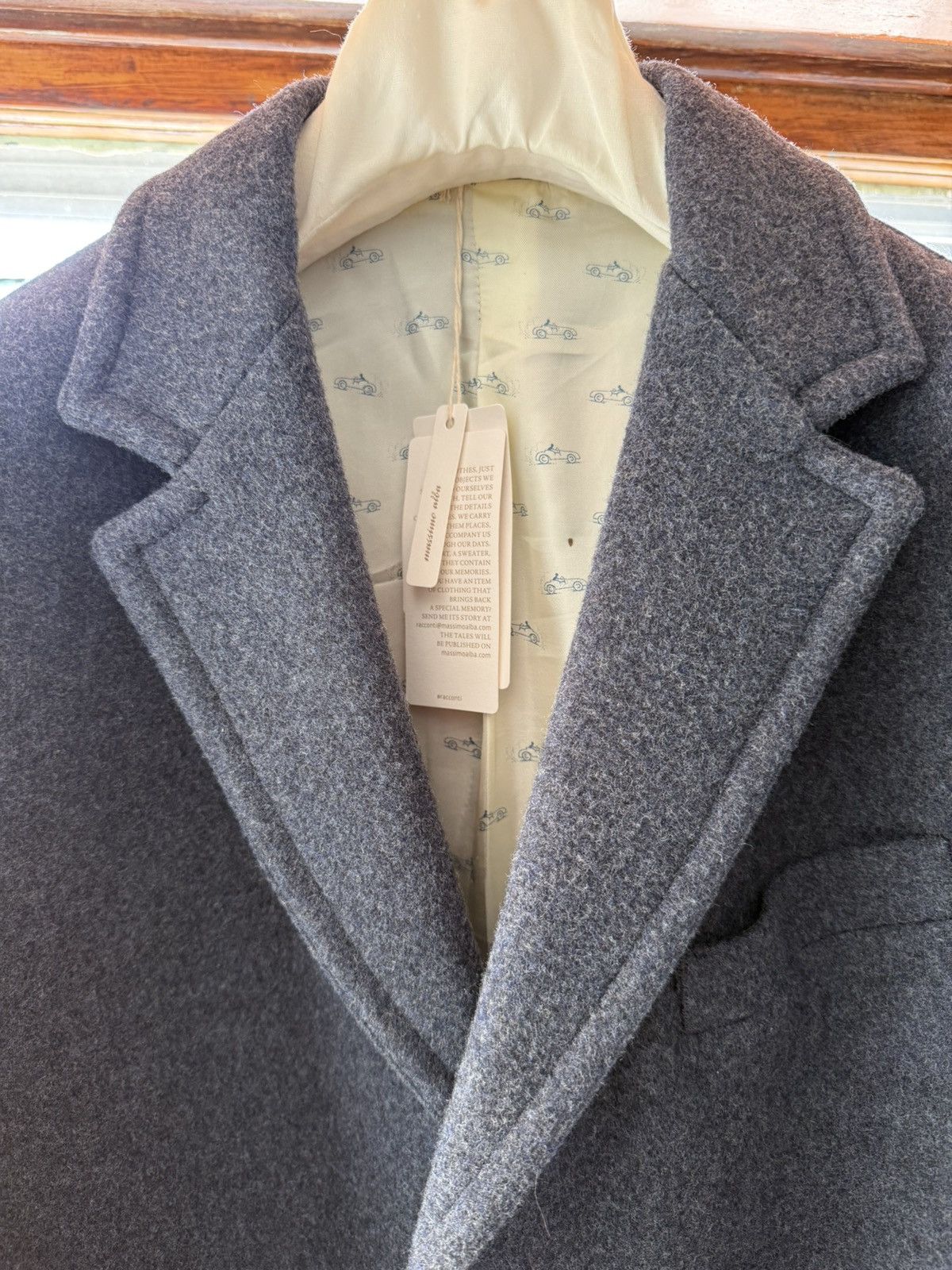 Massimo Alba $2.2K slate-blue wool coat, IT50, made in Italy Size US M / EU 48-50 / 2 - 6 Thumbnail