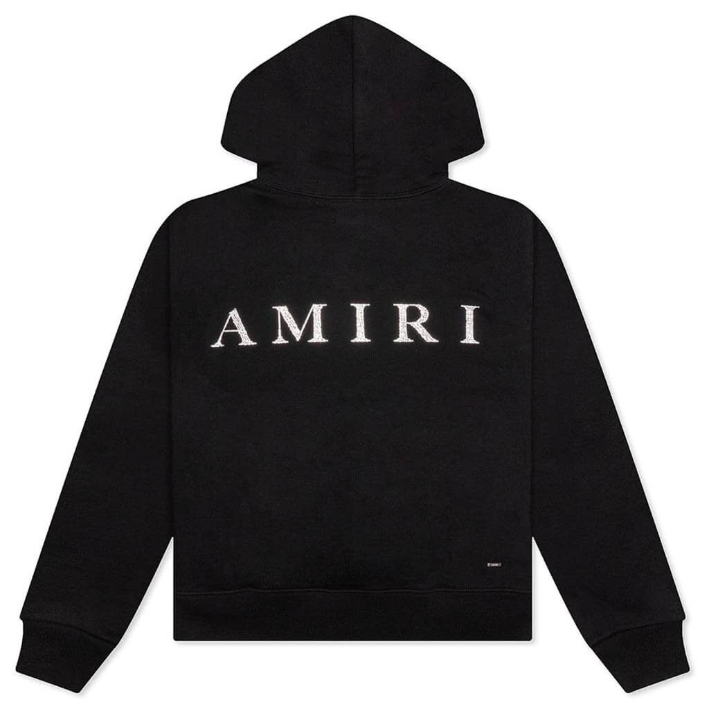Amiri o1gr1nt1024 Crystal Embellished MA Hoodie in Black
