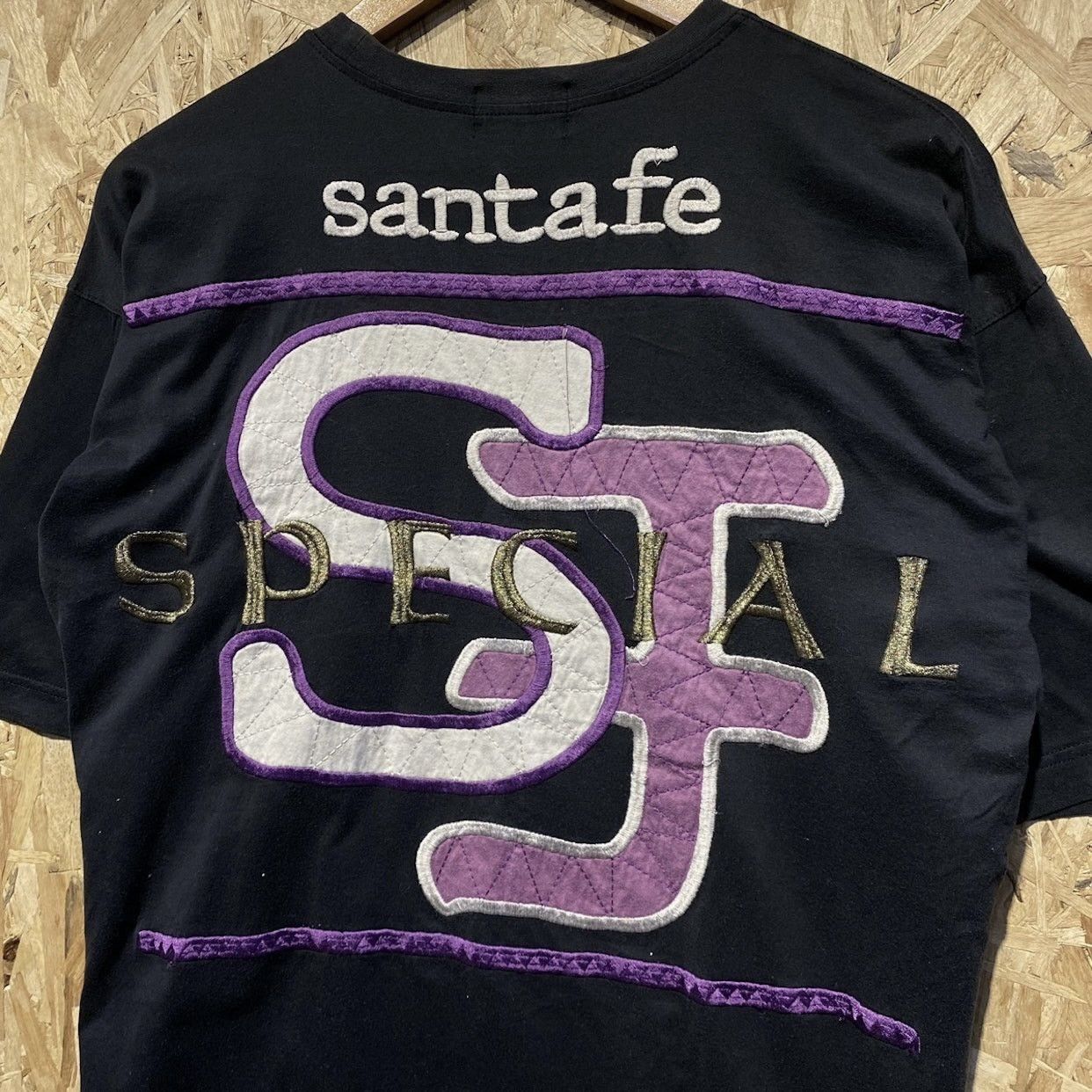 Japanese Brand VINTAGE 90s Santa Fe Special Big Logo T-Shirt Size US L / EU 52-54 / 3 - 3 Thumbnail