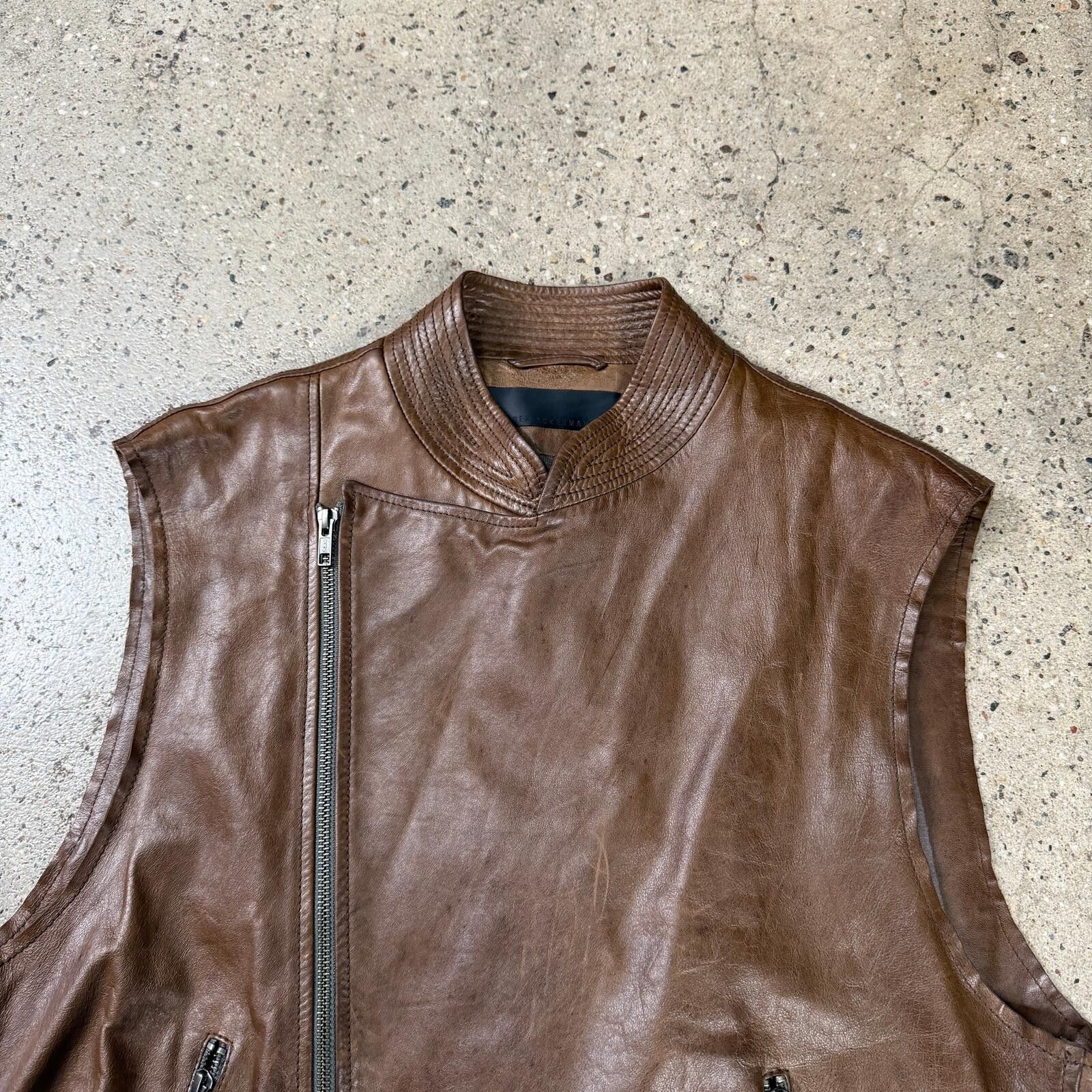 Haider Ackermann Haider Ackermann SS11 Leather Vest Size US M / EU 48-50 / 2 - 7 Thumbnail