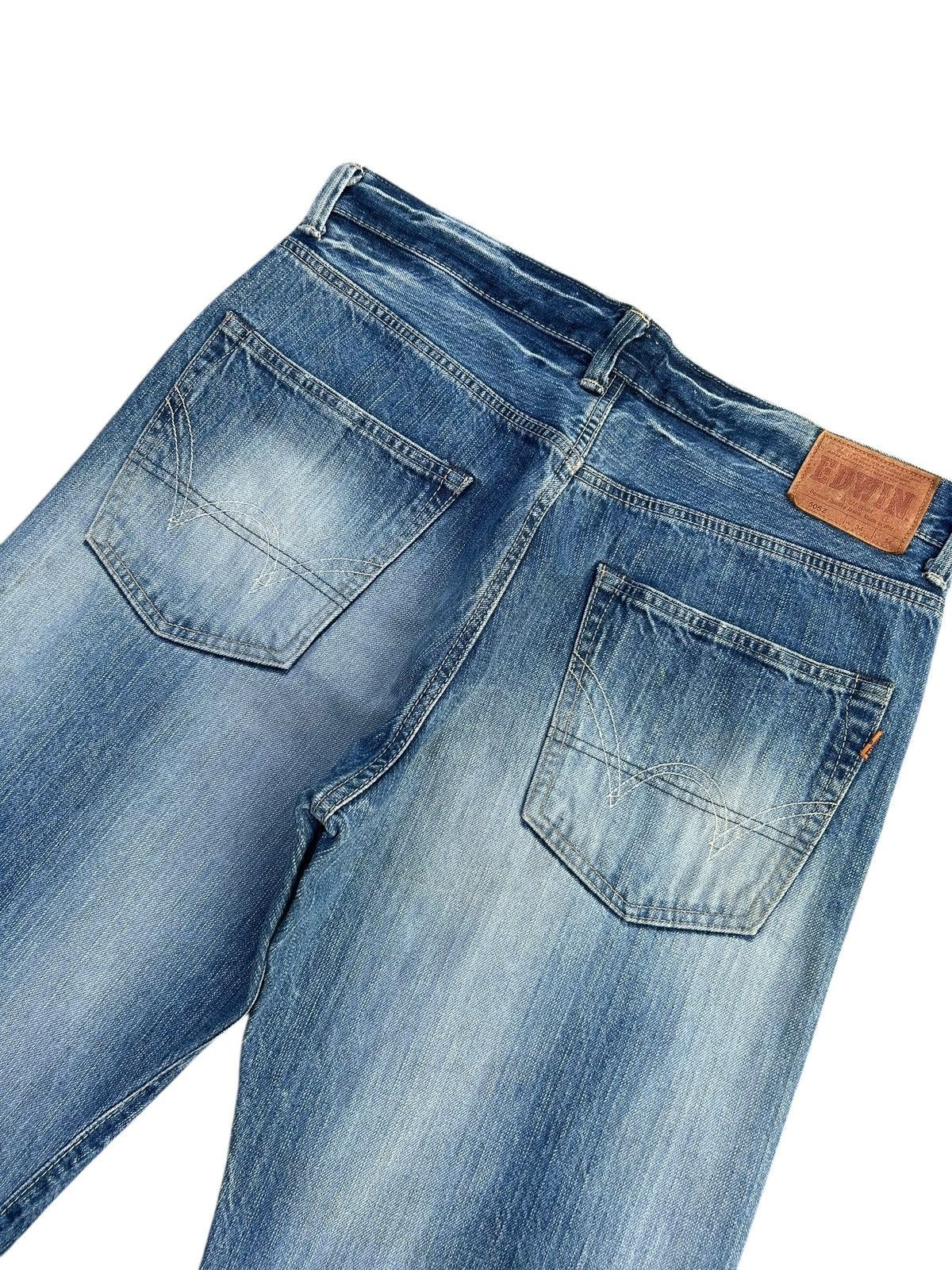 Edwin VINTAGE EDWIN 505Z SELVEDGE DISTRESSED DENIM JEANS Size US 36 / EU 52 - 14 Thumbnail