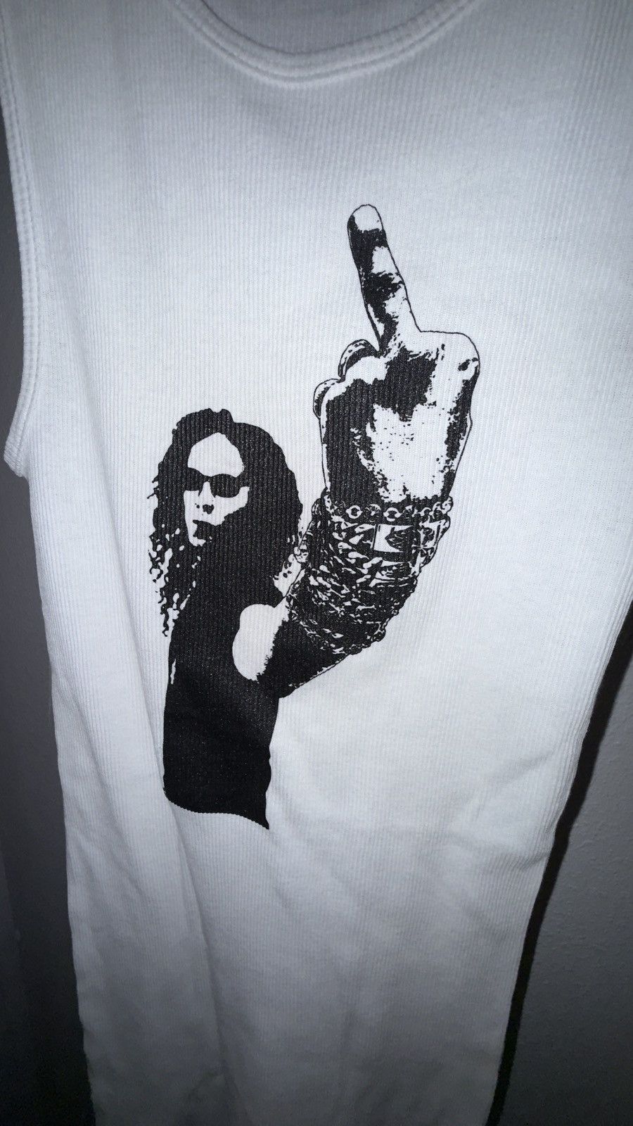 Chrome Hearts Chrome Hearts Richard Stark “FUCK YOU” Ribbed Tank Top Size US L / EU 52-54 / 3 - 1 Thumbnail