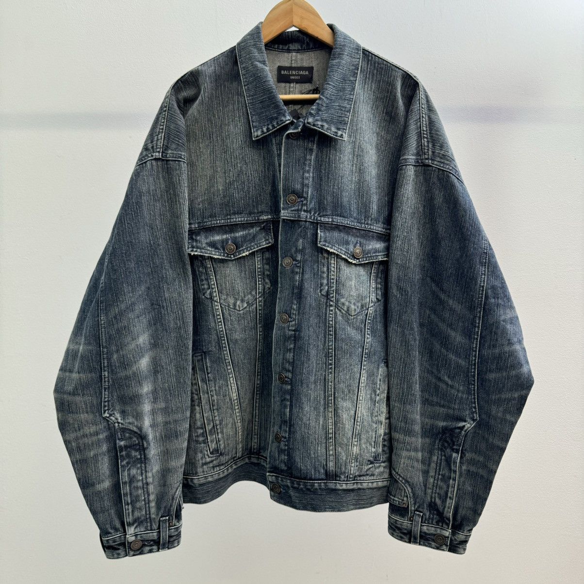 Balenciaga Balenciaga Deconstructed Denim Jacket Size US S / EU 44-46 / 1 - 1 Thumbnail