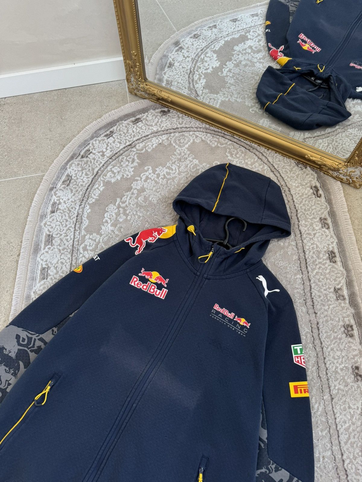 Red Bull Vintage Y2K Puma x Red Bull Zip Up Sweatshirt Size US M / EU 48-50 / 2 - 5 Thumbnail
