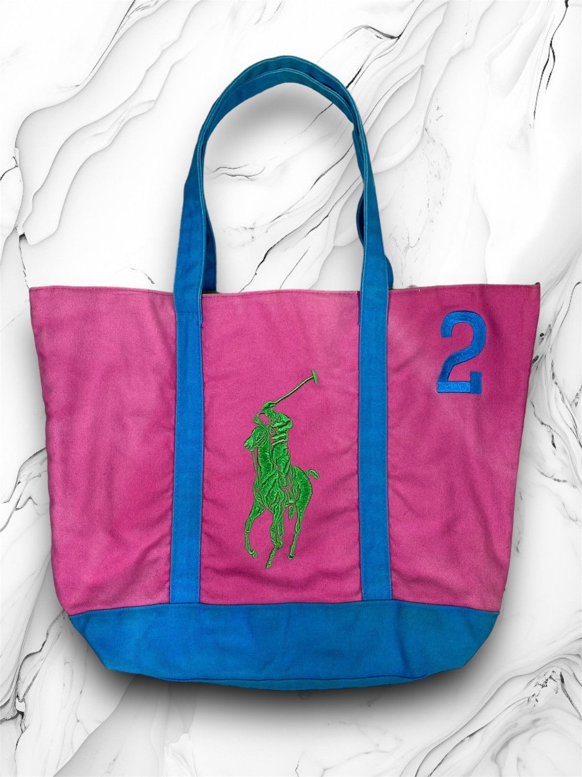 Polo Ralph Lauren Vintage Polo Ralph Lauren Bucket Bag Beach Embroidered logo Size ONE SIZE - 1 Thumbnail