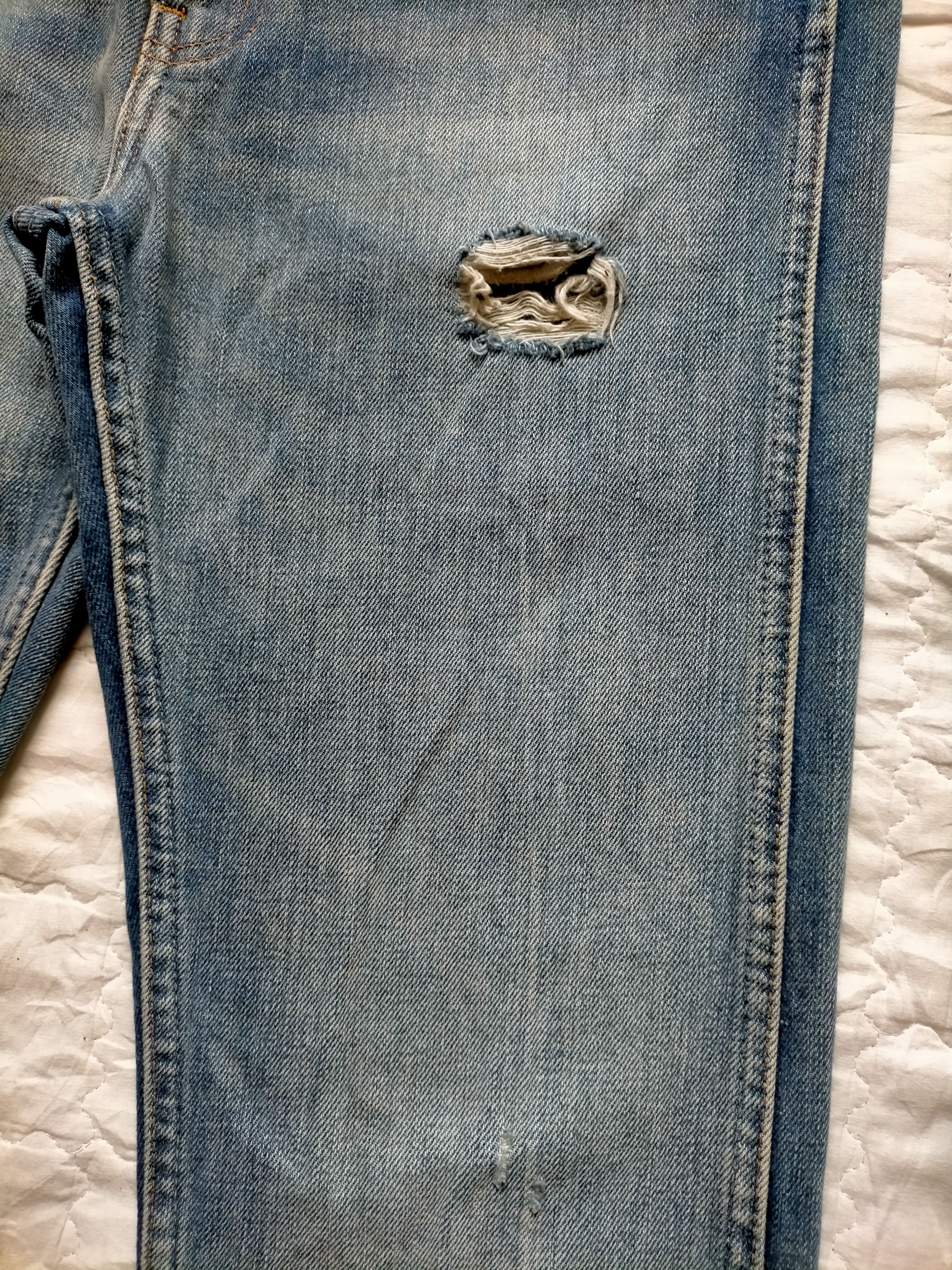 Levi's Vintage Clothing Vintage Levis 606 Big E Skinny Ramones Jeans Size US 32 / EU 48 - 9 Thumbnail