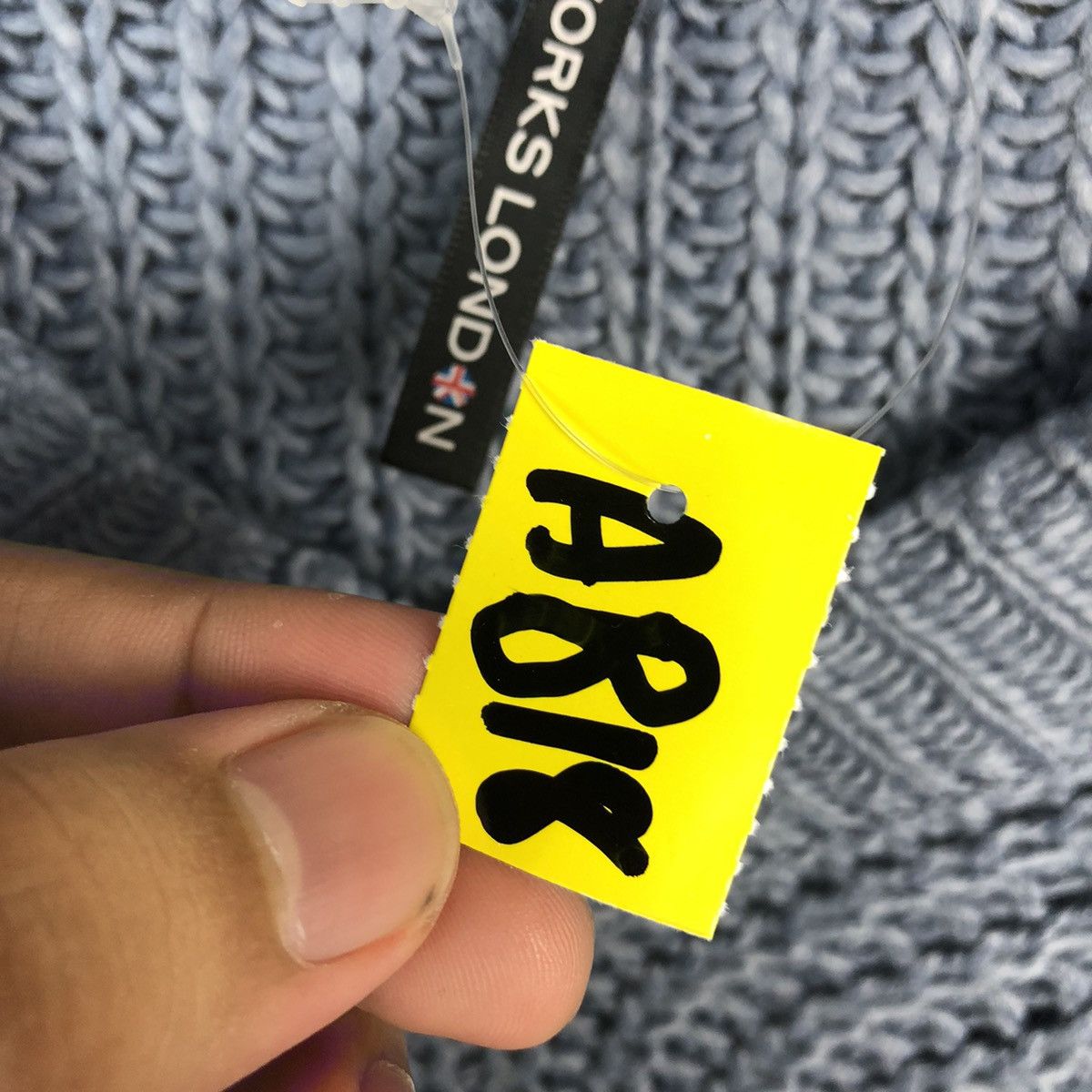Japanese Brand Hk Works London Blue Knitwear #A818 Size US L / EU 52-54 / 3 - 11 Thumbnail