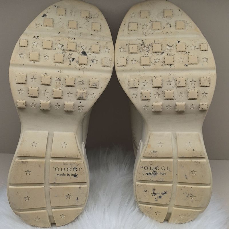 Gucci Gucci Rhyton Logo Low-Top Dad Sneakers - Size US 8.5 / EU 41-42 - 4 Thumbnail