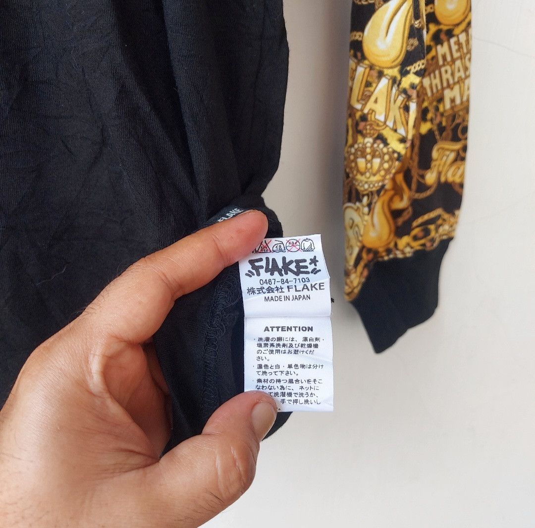 Japanese Brand FLAKE Metal Thrashing Mad Long Sleeve Size US M / EU 48-50 / 2 - 11 Thumbnail
